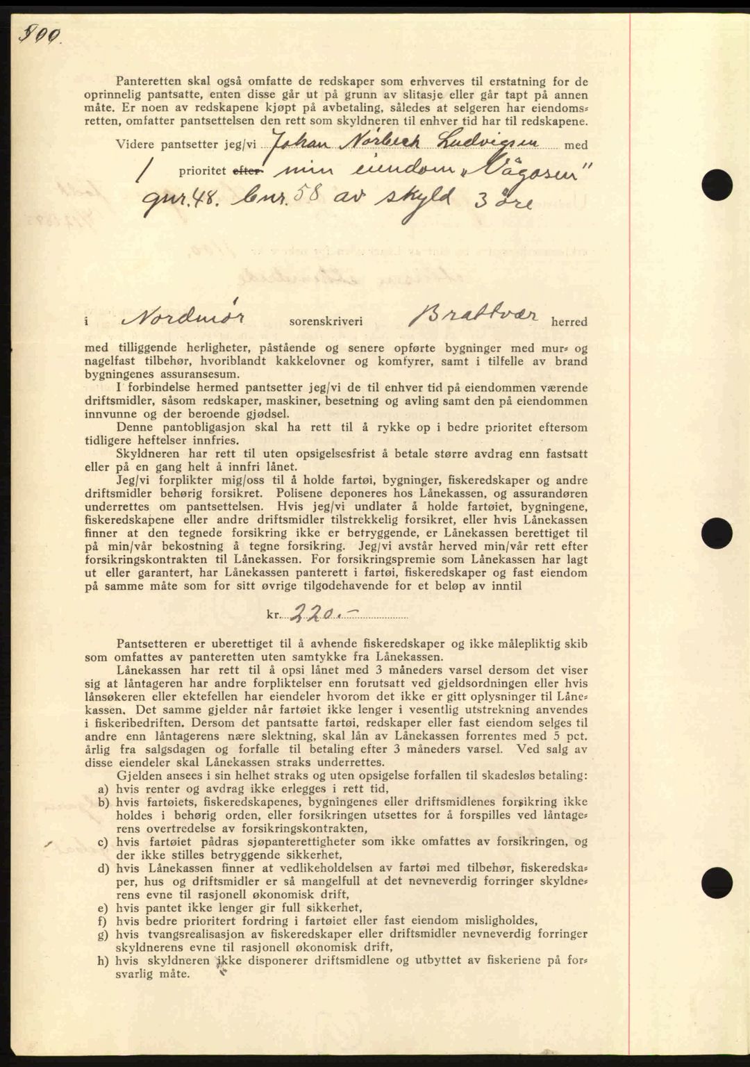 Nordmøre sorenskriveri, AV/SAT-A-4132/1/2/2Ca: Mortgage book no. B84, 1938-1939, Diary no: : 15/1939