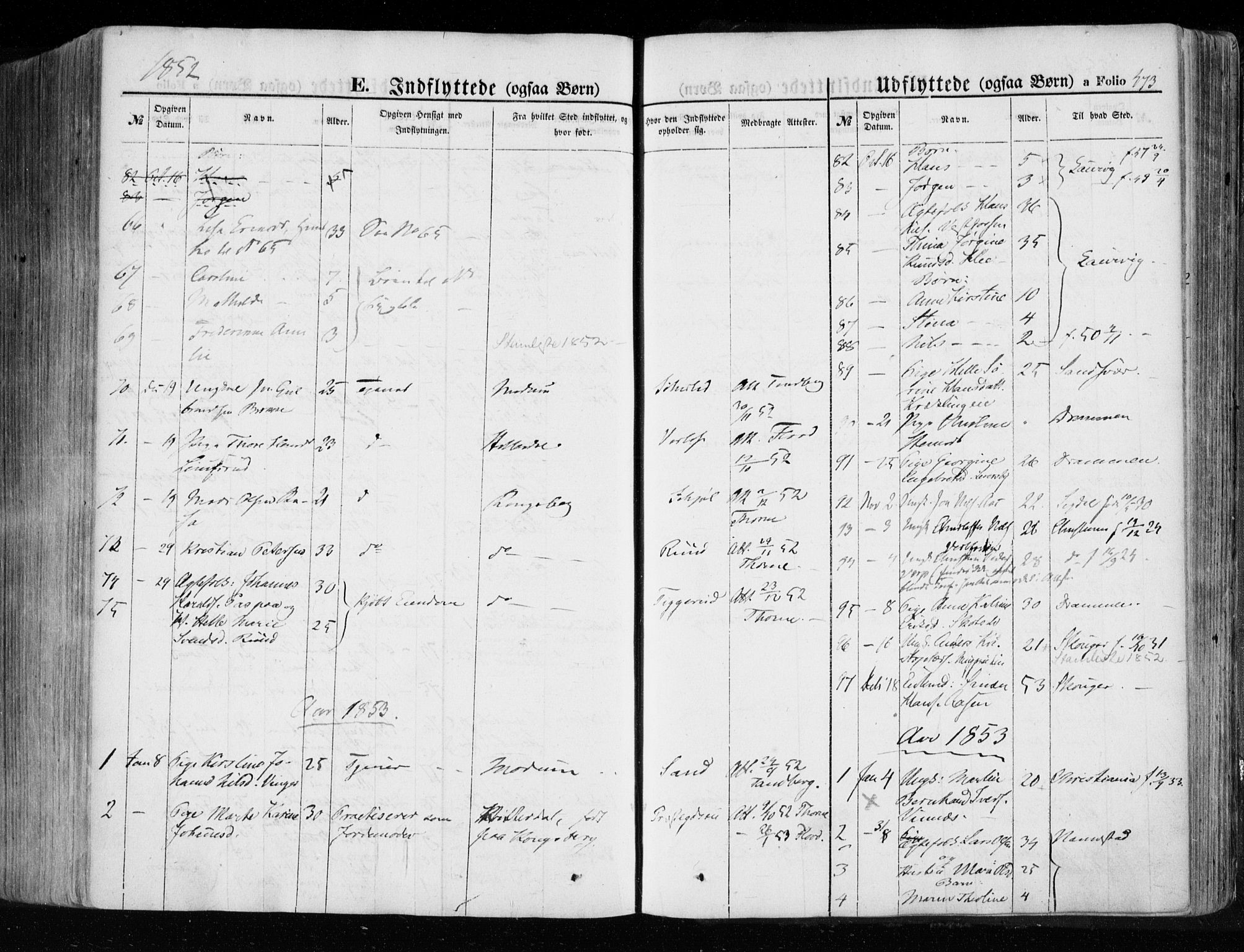 Eiker kirkebøker, SAKO/A-4/F/Fa/L0014: Parish register (official) no. I 14, 1846-1854, p. 473