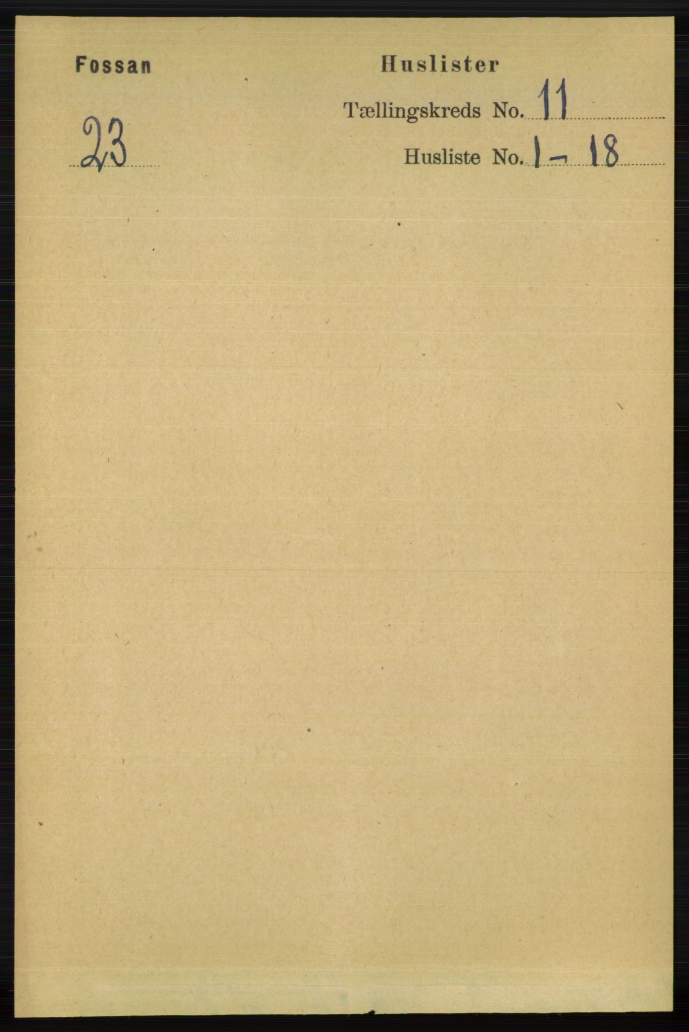 RA, 1891 census for 1129 Forsand, 1891, p. 1774