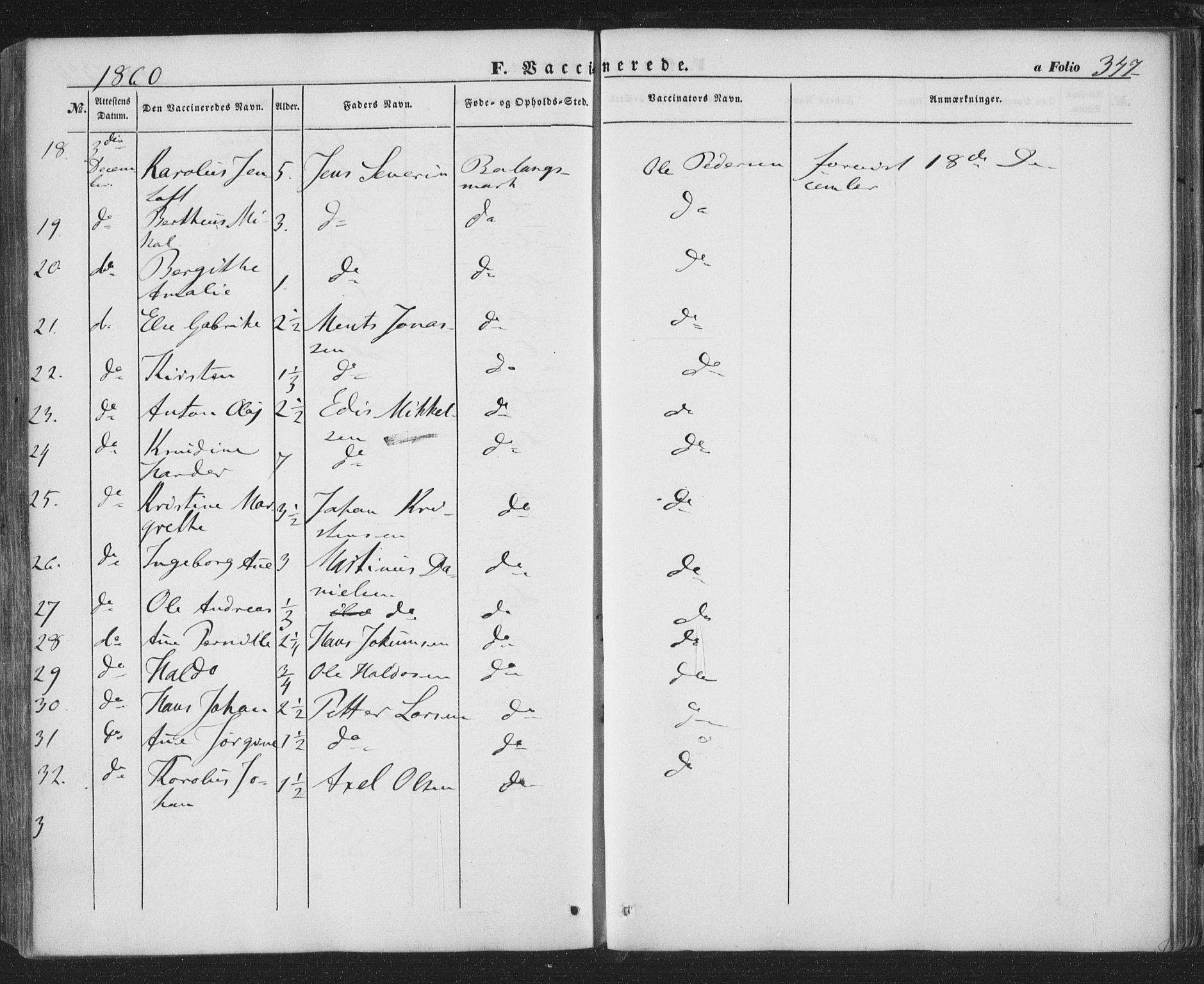 Ministerialprotokoller, klokkerbøker og fødselsregistre - Nordland, AV/SAT-A-1459/863/L0895: Parish register (official) no. 863A07, 1851-1860, p. 347