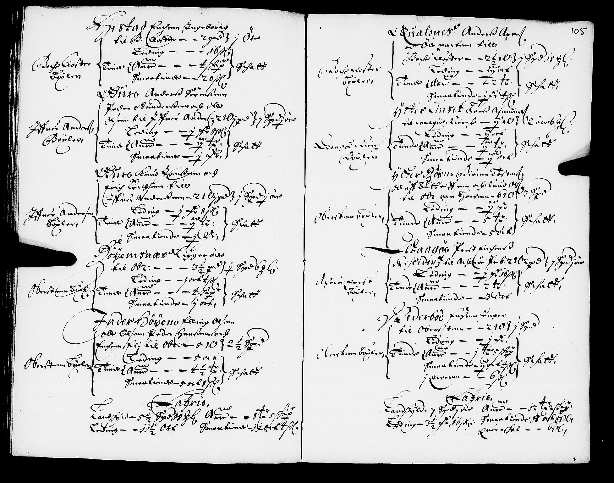 Rentekammeret inntil 1814, Realistisk ordnet avdeling, AV/RA-EA-4070/N/Nb/Nba/L0048: Romsdal fogderi, 1669, p. 104b-105a