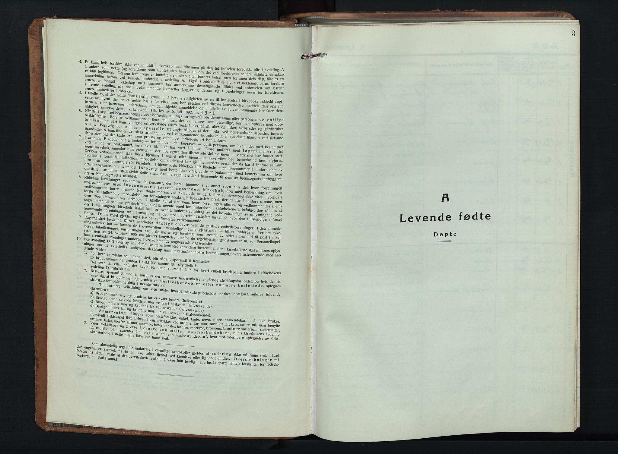 Veldre prestekontor, SAH/PREST-018/L/La/L0002: Parish register (copy) no. 2, 1935-1949, p. 3