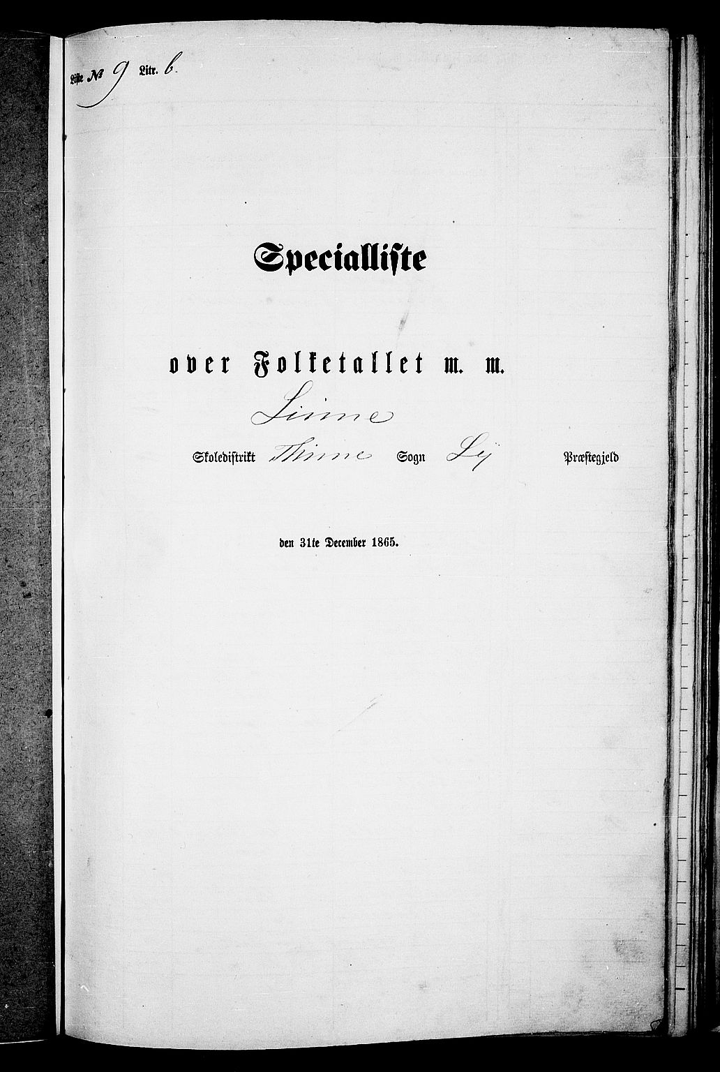 RA, 1865 census for Lye, 1865, p. 113