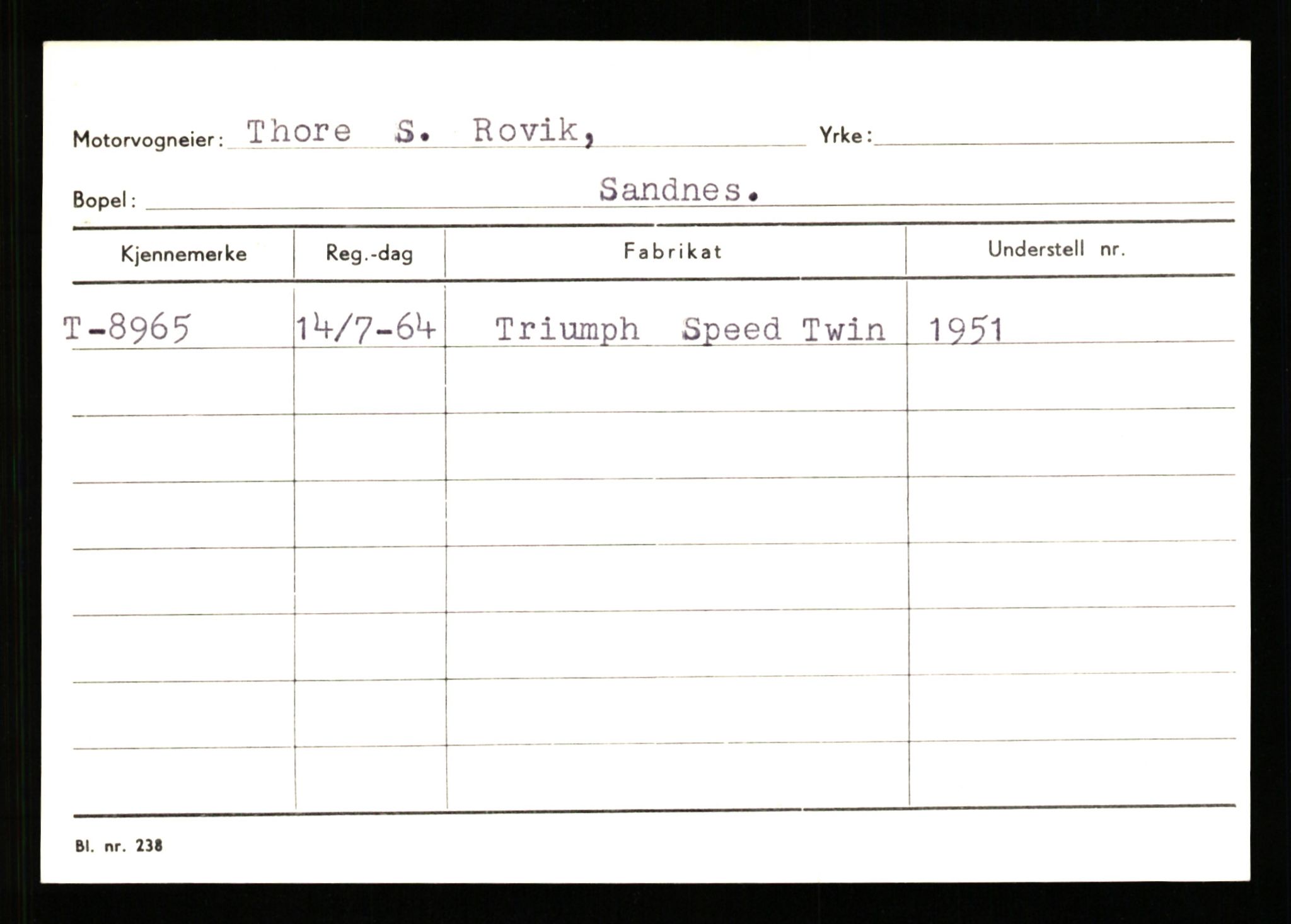 Stavanger trafikkstasjon, SAST/A-101942/0/G/L0002: Registreringsnummer: 5791 - 10405, 1930-1971, p. 2095