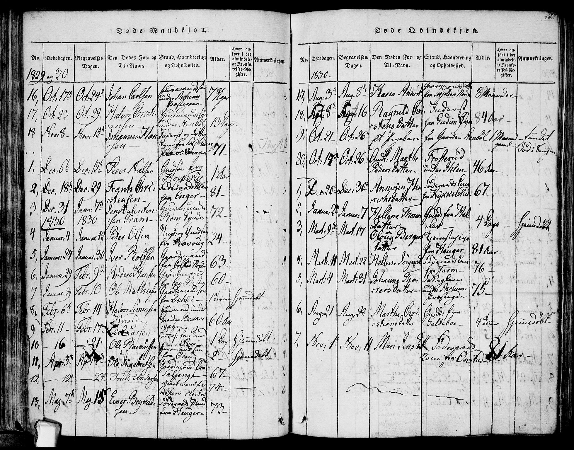 Askim prestekontor Kirkebøker, SAO/A-10900/F/Fa/L0004: Parish register (official) no. 4, 1817-1846, p. 226-227