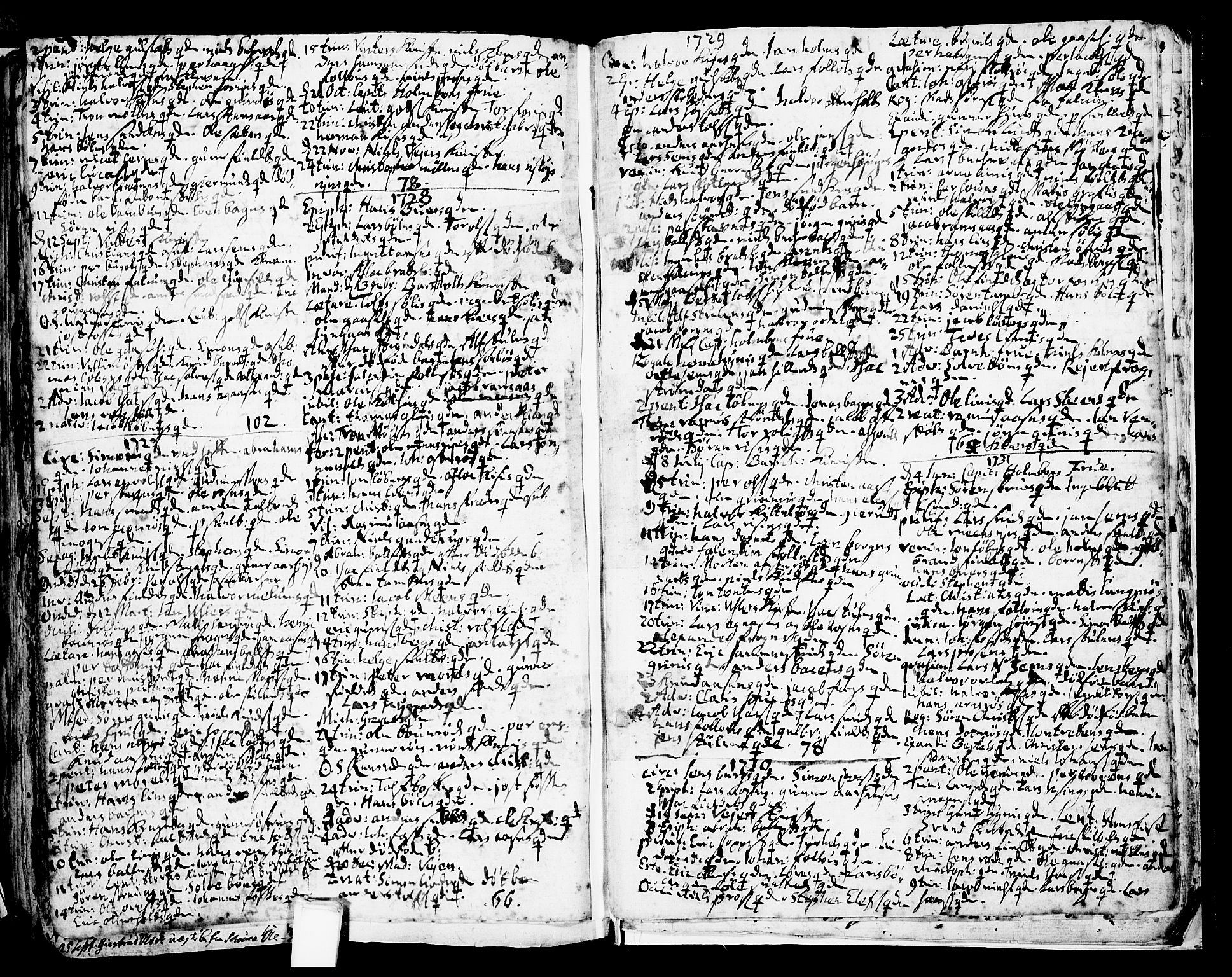 Gjerpen kirkebøker, AV/SAKO-A-265/F/Fa/L0001: Parish register (official) no. I 1, 1681-1746