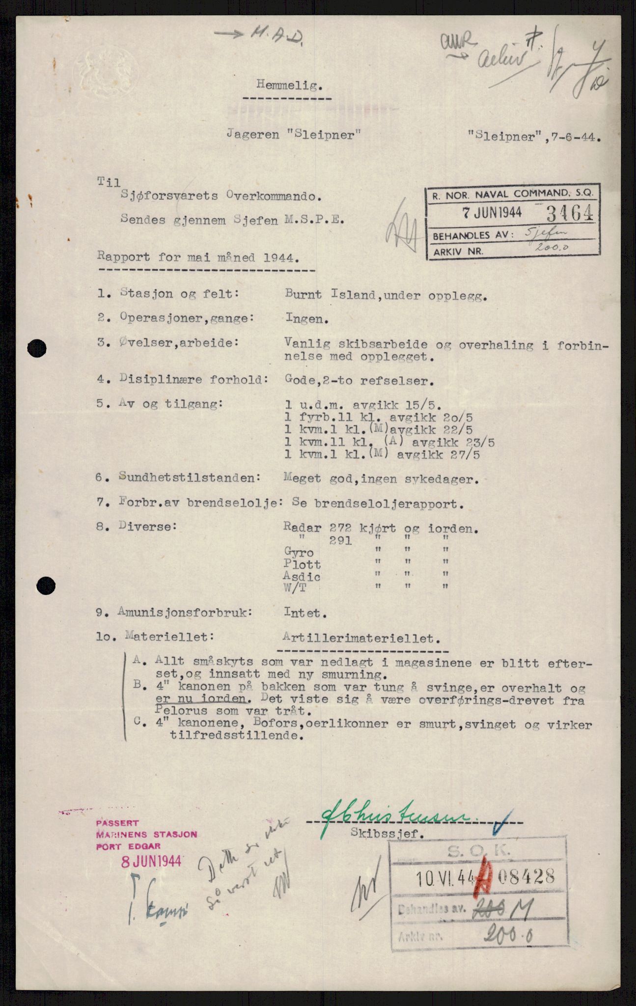 Forsvaret, Sjøforsvarets overkommando, AV/RA-RAFA-2035/D/Dc/L0193: --, 1940-1951, p. 28