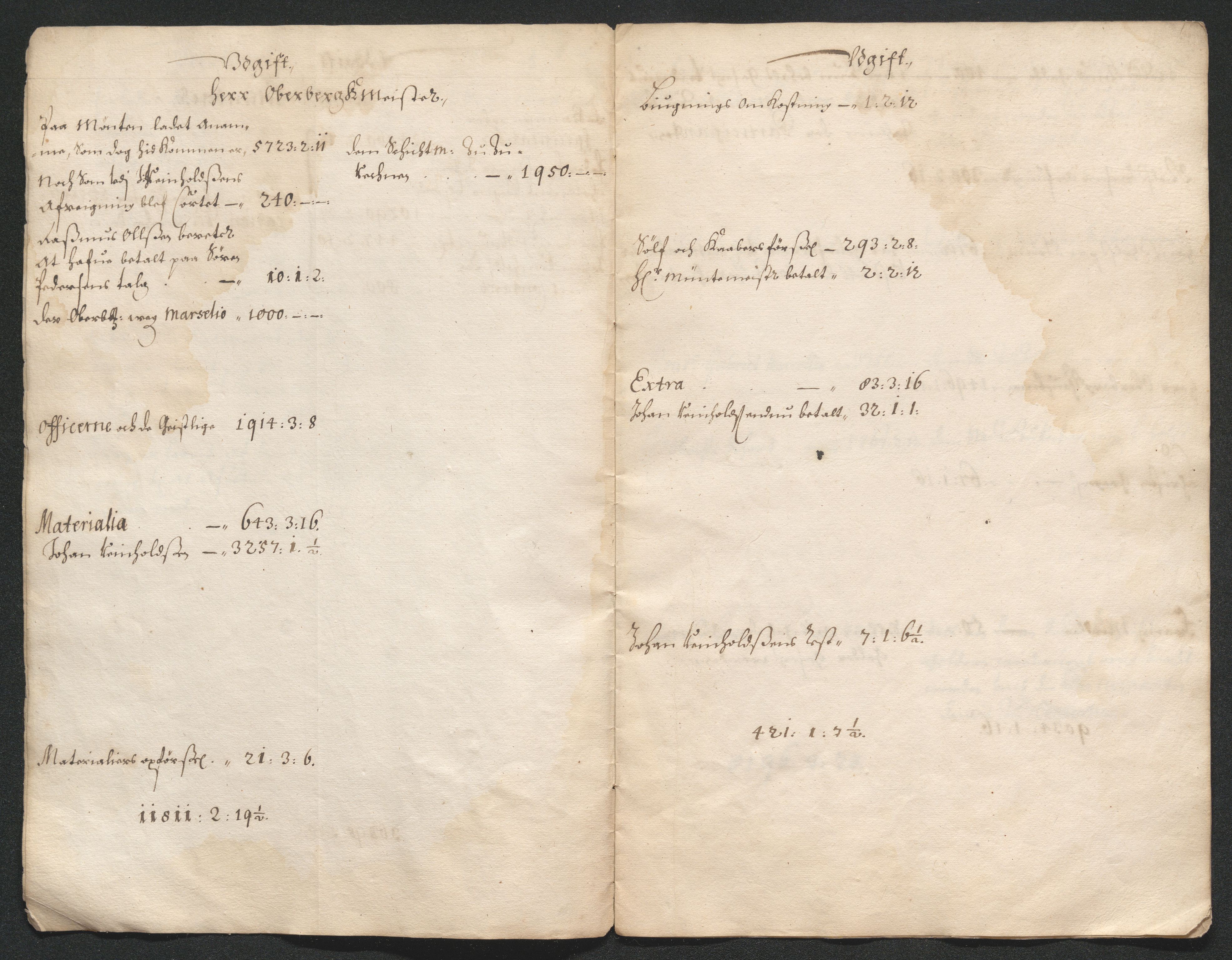 Kongsberg Sølvverk 1623-1816, AV/SAKO-EA-3135/001/D/Dc/Dcd/L0035: Utgiftsregnskap for gruver m.m., 1660-1662, p. 685