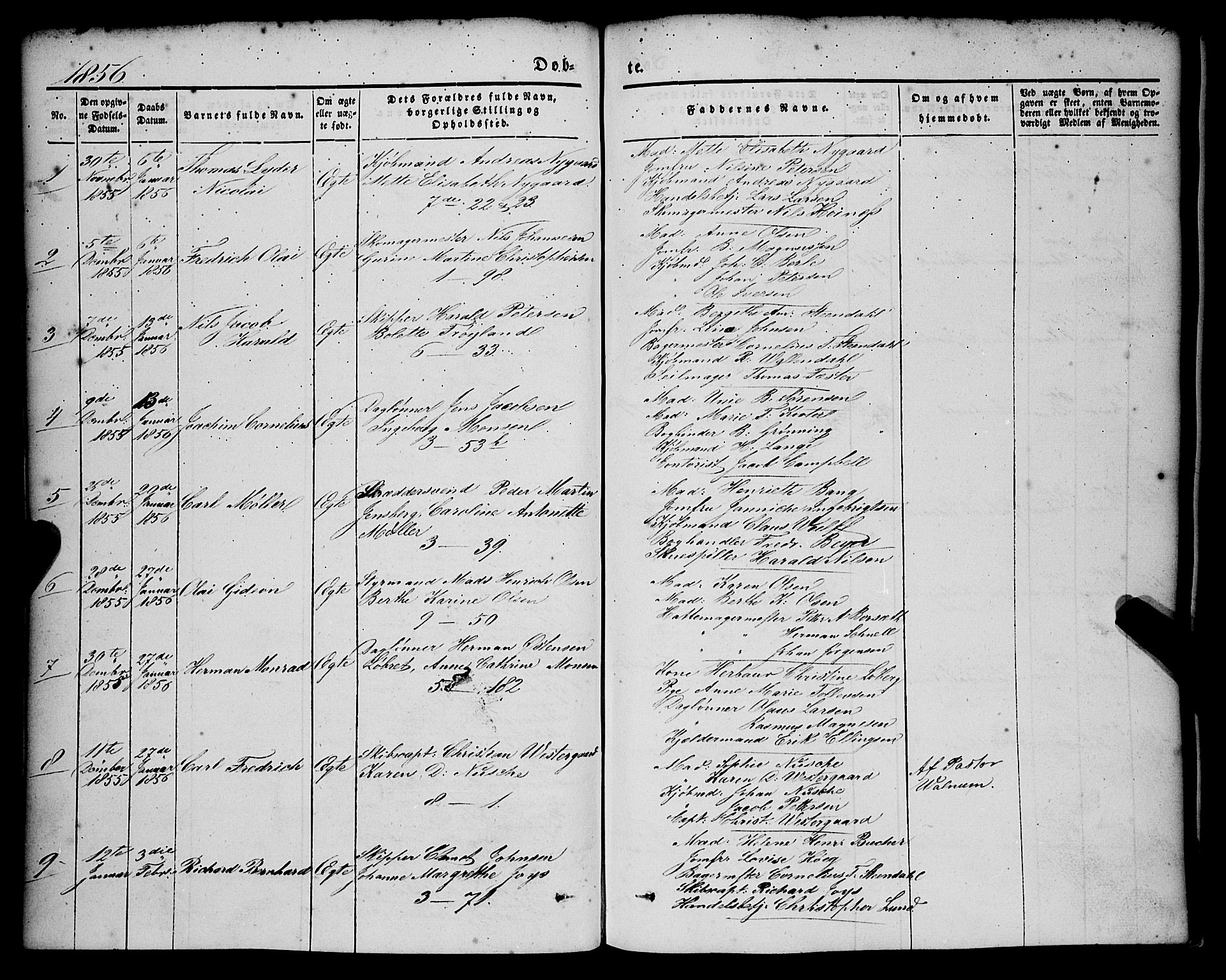 Nykirken Sokneprestembete, SAB/A-77101/H/Haa/L0014: Parish register (official) no. B 1, 1844-1858, p. 117