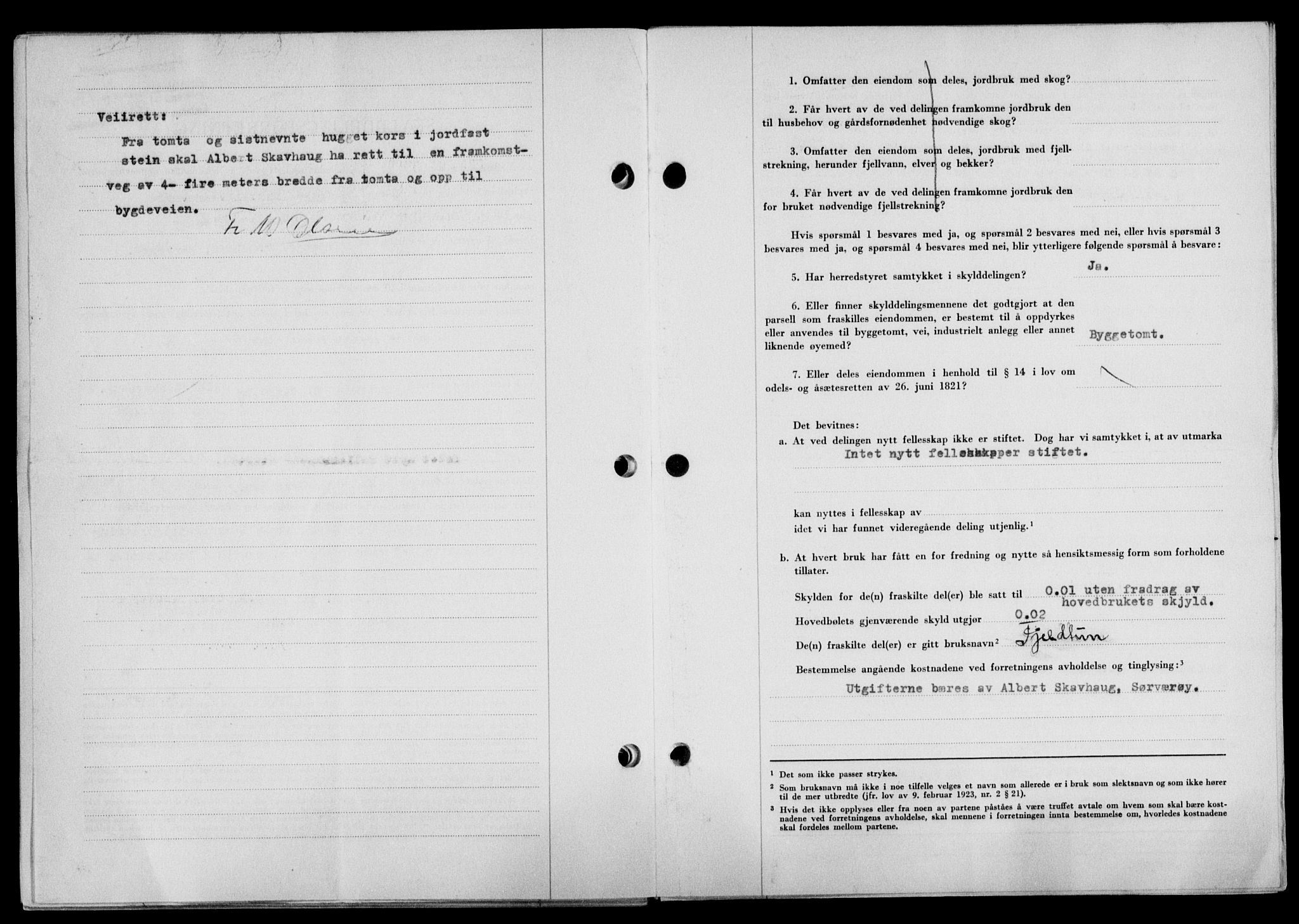 Lofoten sorenskriveri, SAT/A-0017/1/2/2C/L0023a: Mortgage book no. 23a, 1950-1950, Diary no: : 771/1950