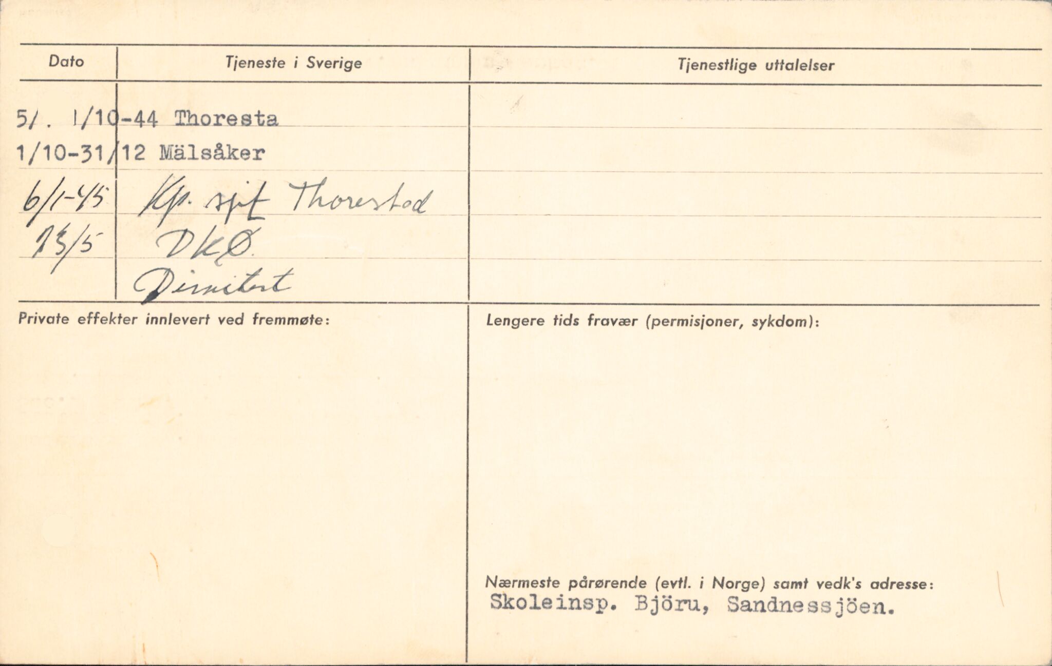 Forsvaret, Forsvarets overkommando/Luftforsvarsstaben, AV/RA-RAFA-4079/P/Pa/L0013: Personellmapper, 1905, p. 29