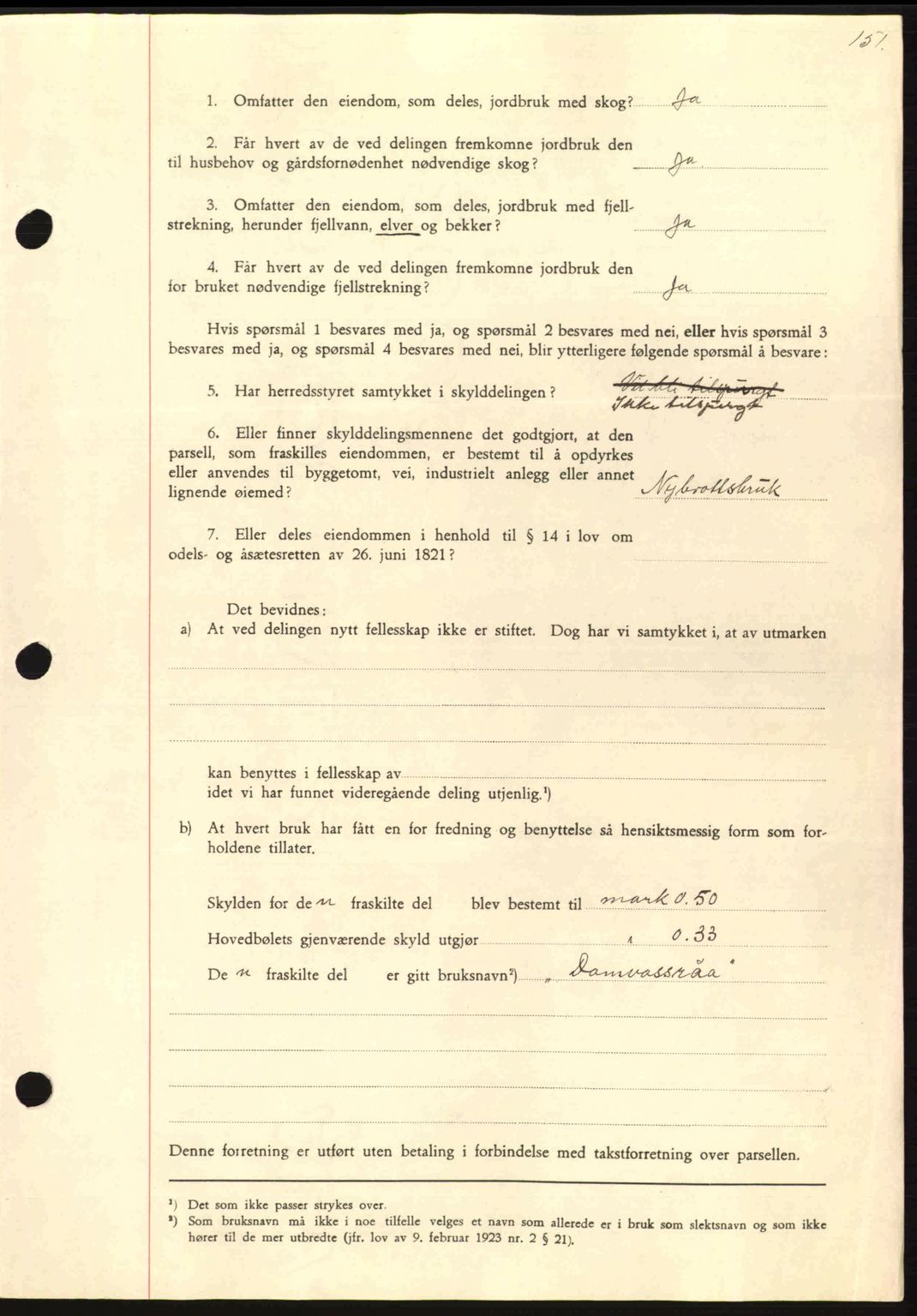 Nordmøre sorenskriveri, AV/SAT-A-4132/1/2/2Ca: Mortgage book no. A86, 1939-1939, Diary no: : 976/1939