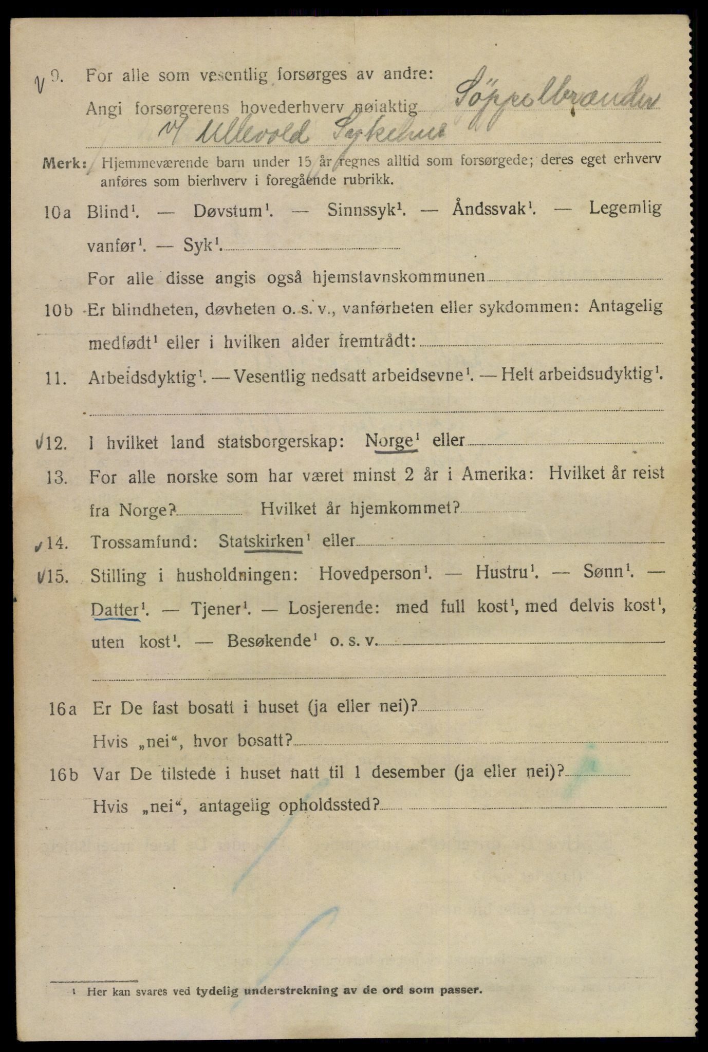 SAO, 1920 census for Kristiania, 1920, p. 456414