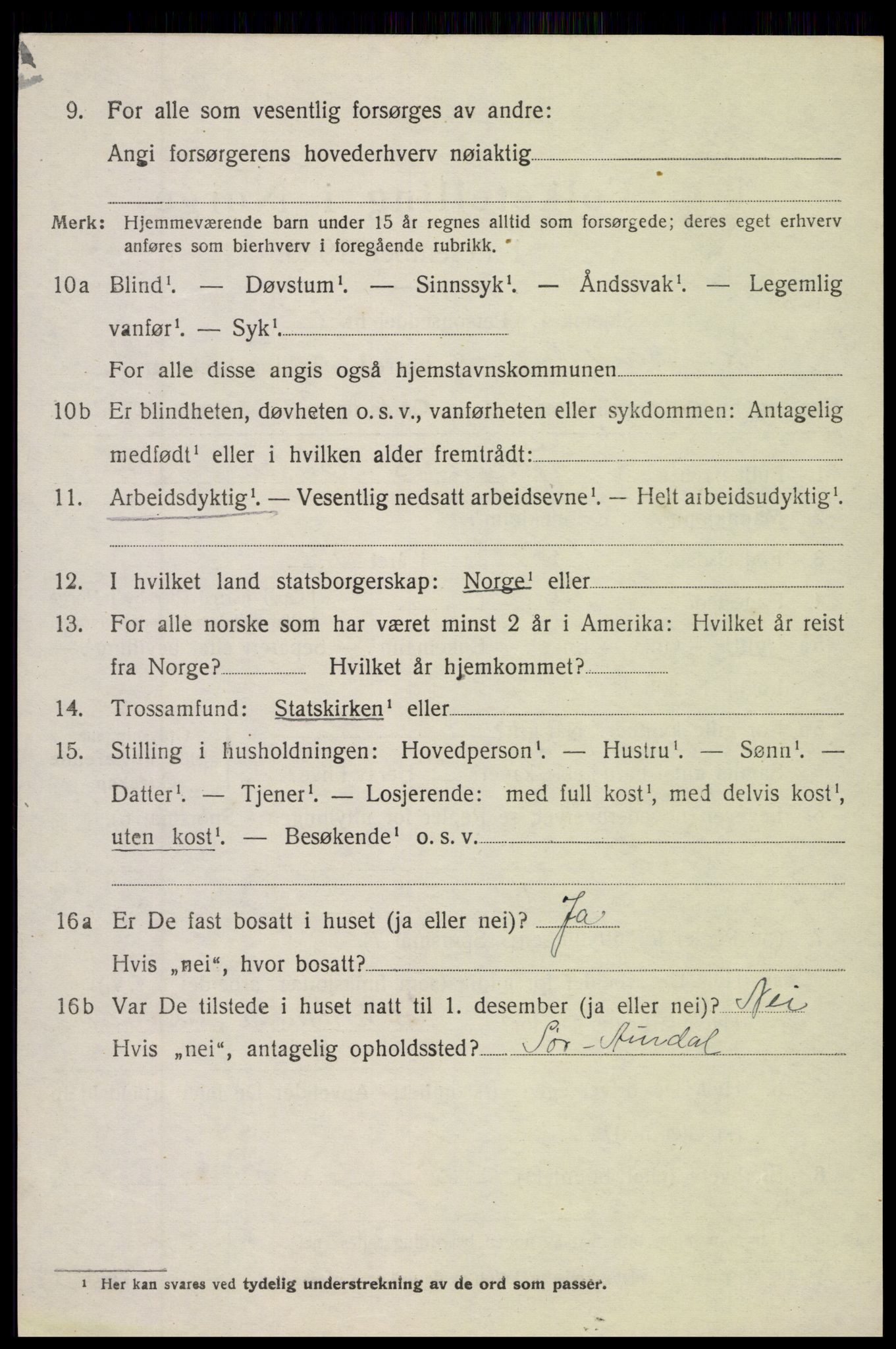 SAH, 1920 census for Sør-Aurdal, 1920, p. 8140