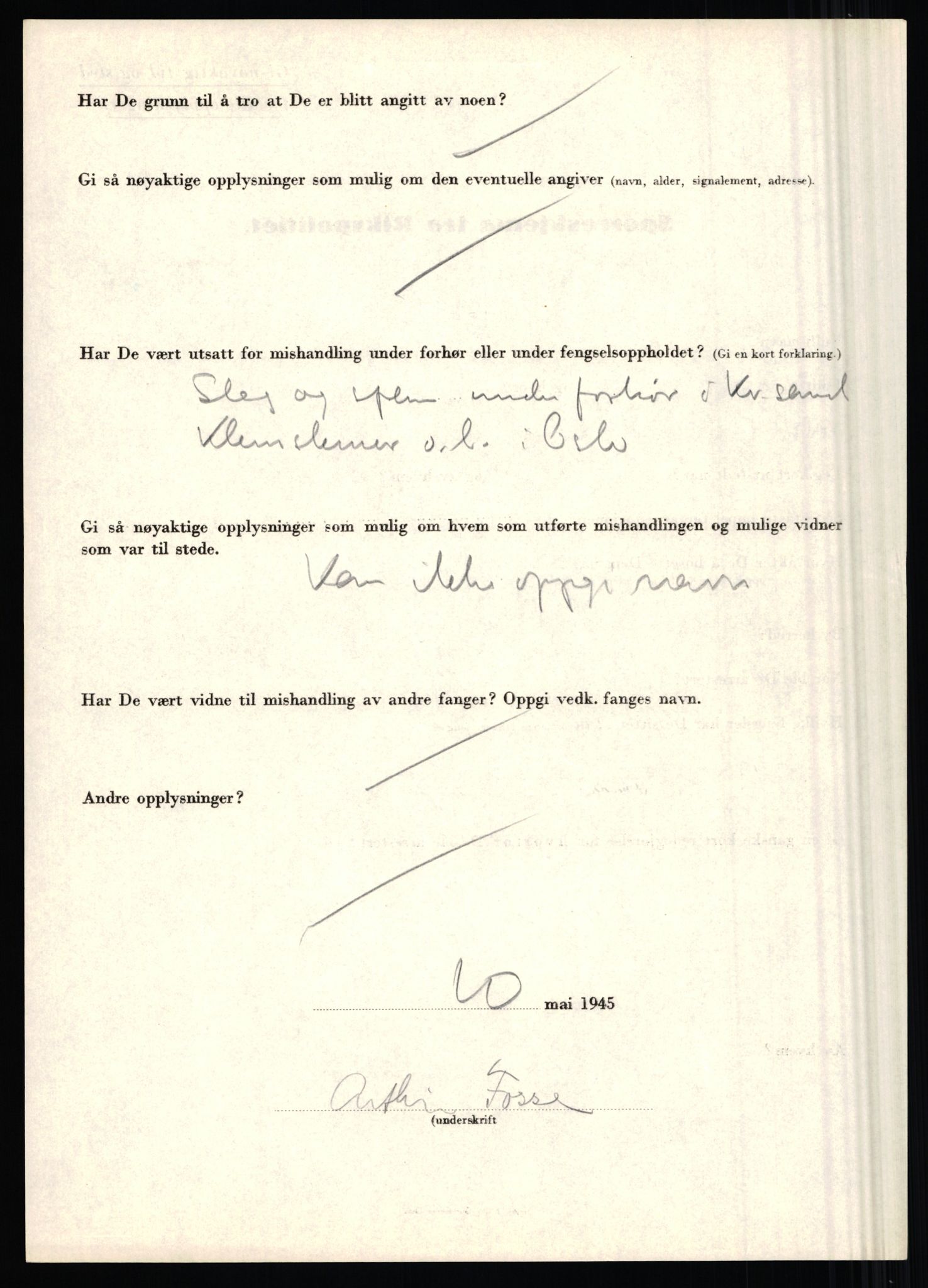 Rikspolitisjefen, AV/RA-S-1560/L/L0004: Eriksen, Alf - Geving, Øivind, 1940-1945, p. 720