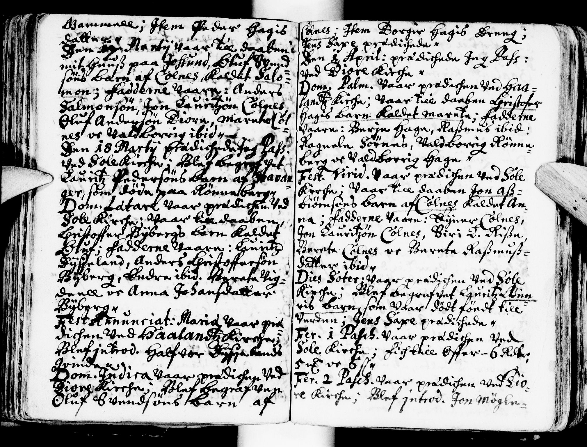 Håland sokneprestkontor, AV/SAST-A-101802/001/30BA/L0001: Parish register (official) no. A 1, 1671-1722