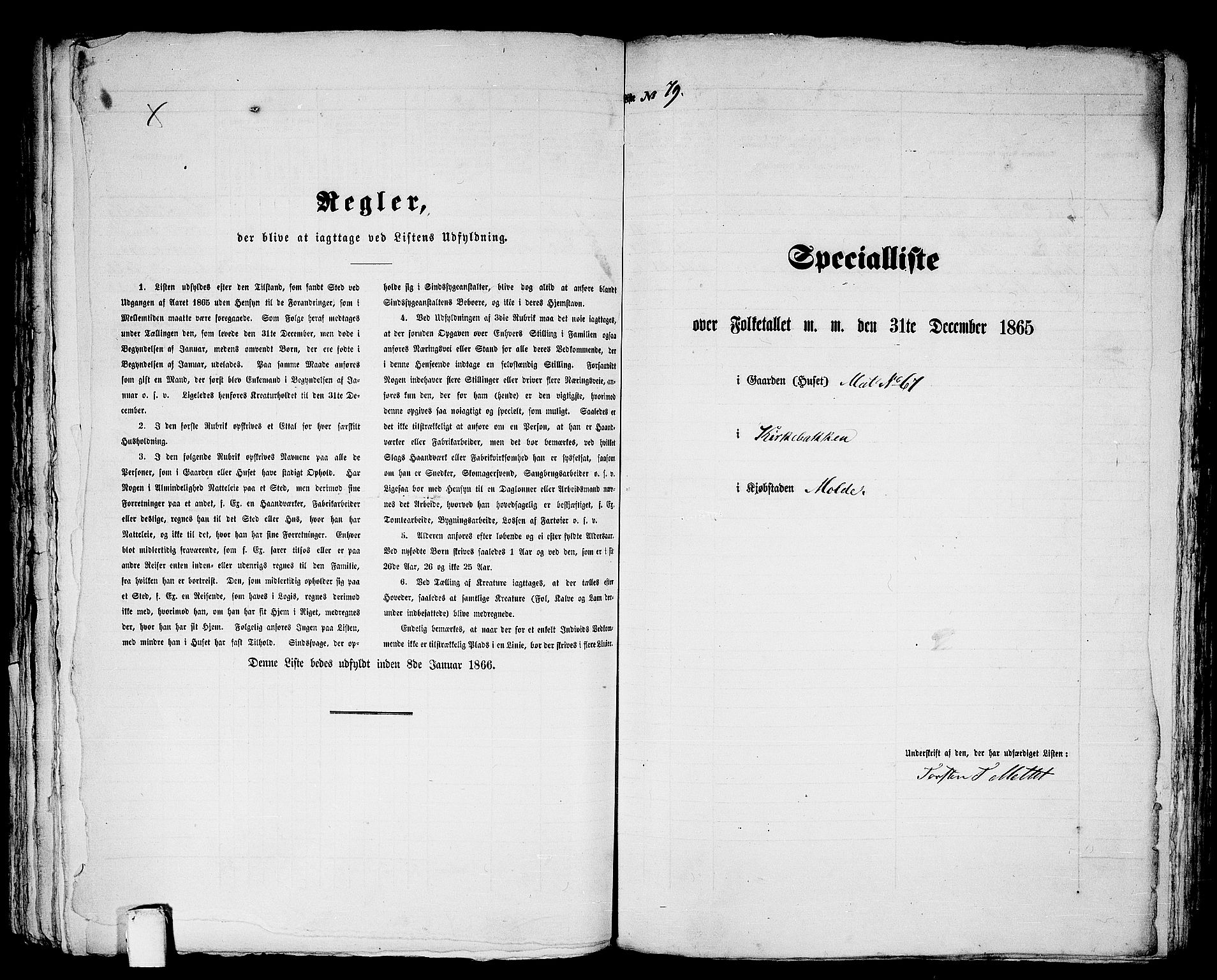 RA, 1865 census for Molde, 1865, p. 168