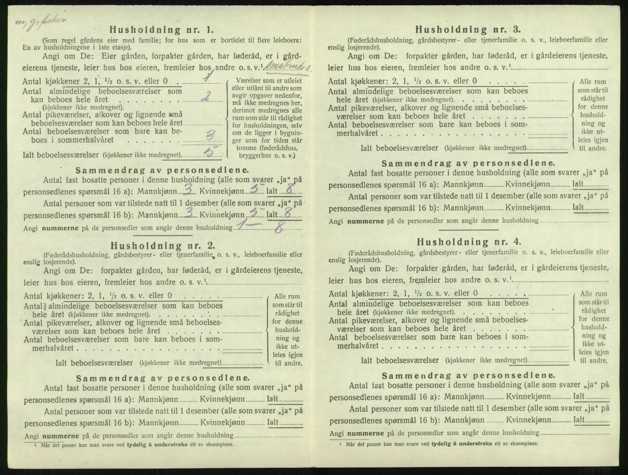 SAT, 1920 census for Aukra, 1920, p. 686