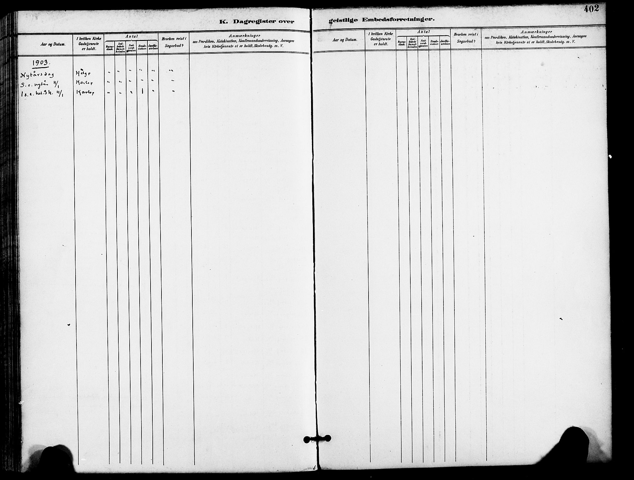 Karlsøy sokneprestembete, SATØ/S-1299/H/Ha/Haa/L0007kirke: Parish register (official) no. 7, 1891-1902, p. 402
