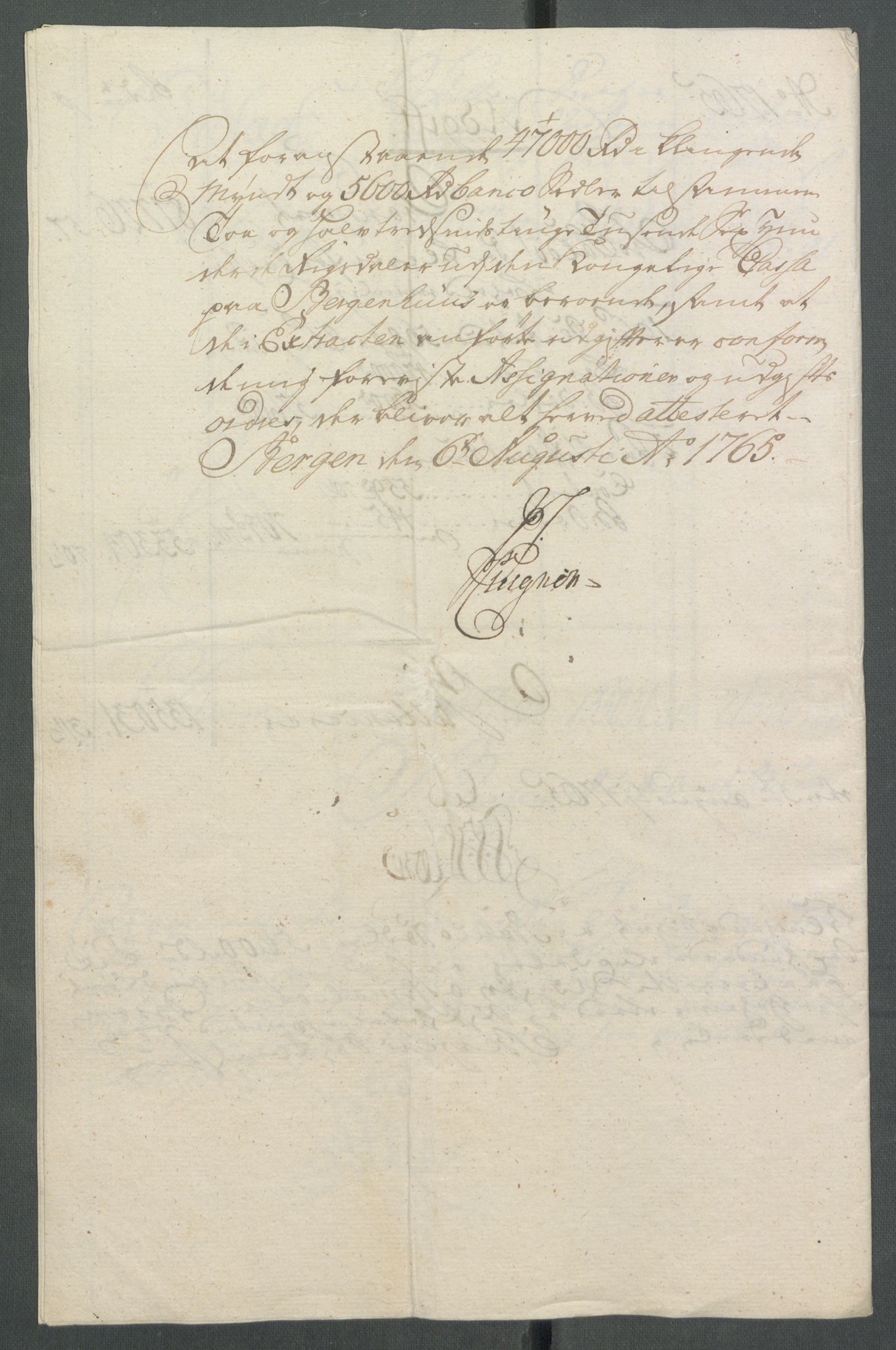 Rentekammeret inntil 1814, Realistisk ordnet avdeling, AV/RA-EA-4070/Od/L0002: [Æ3]: Dokumenter om almuens motstand mot ekstraskatten 1762-1772 i Bergen stift og Ryfylke, 1762-1772, p. 316