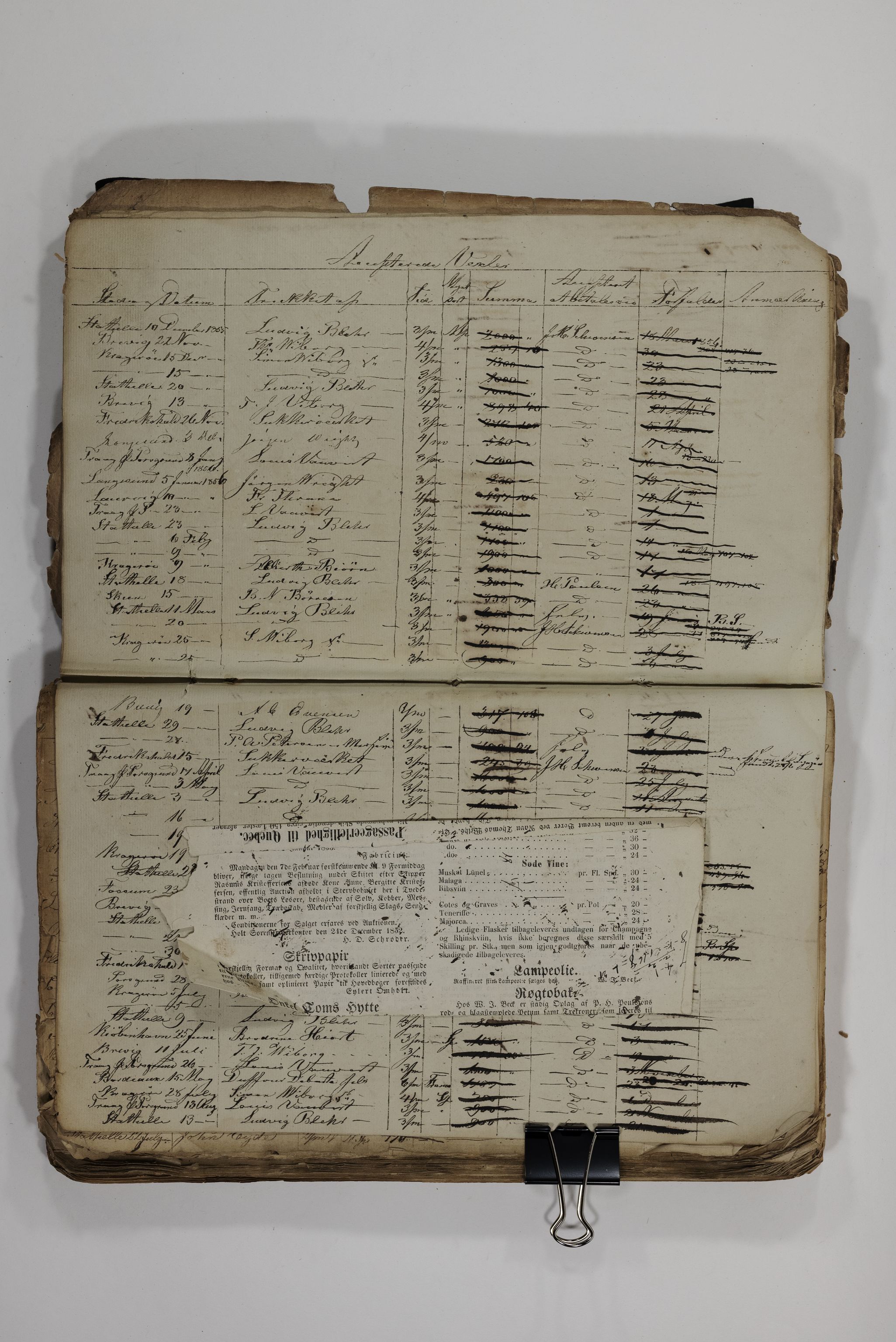 Blehr/ Kjellestad, TEMU/TGM-A-1212/R/Rl/L0011: Transferede veksler, 1836-1857, p. 119