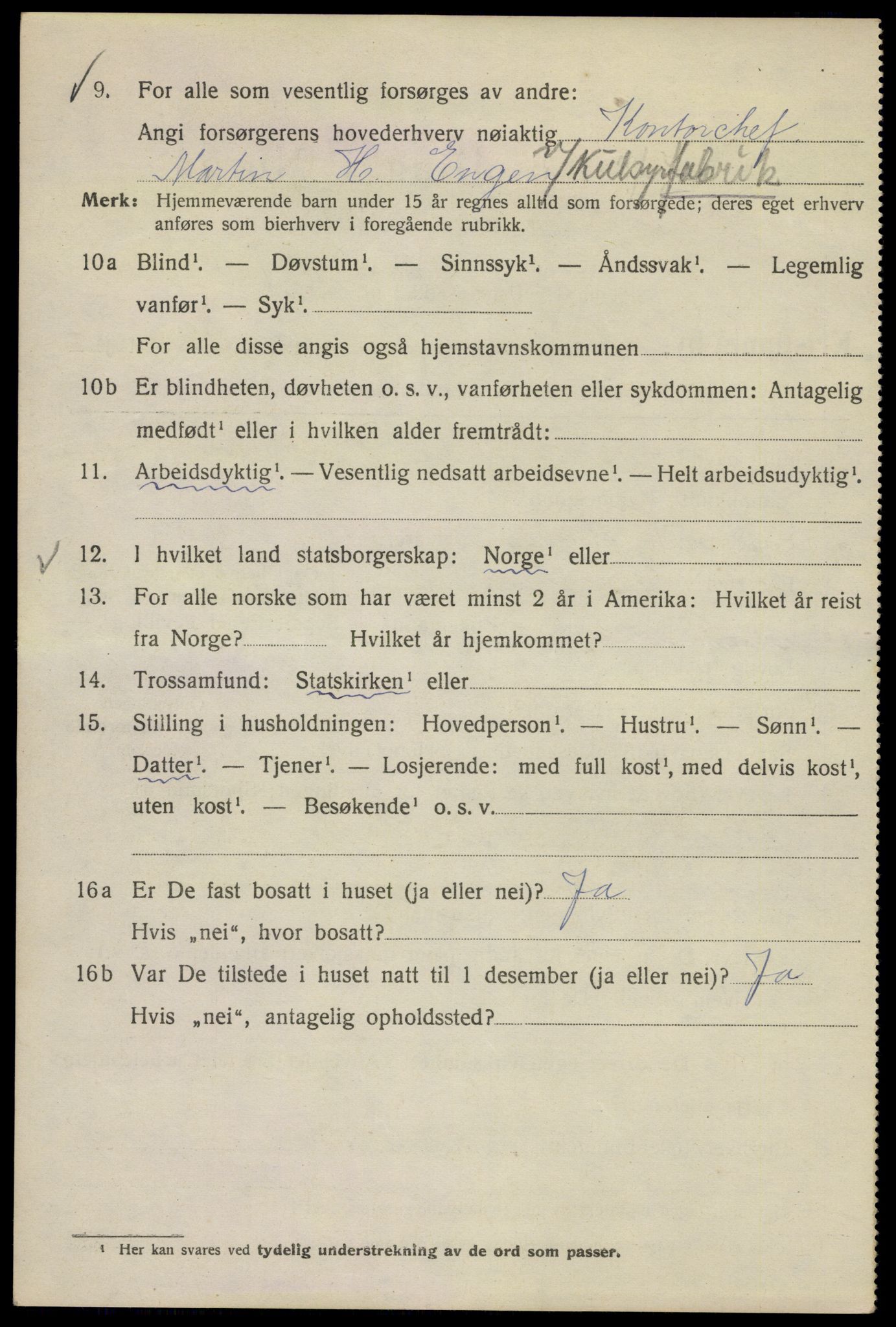 SAO, 1920 census for Kristiania, 1920, p. 349476