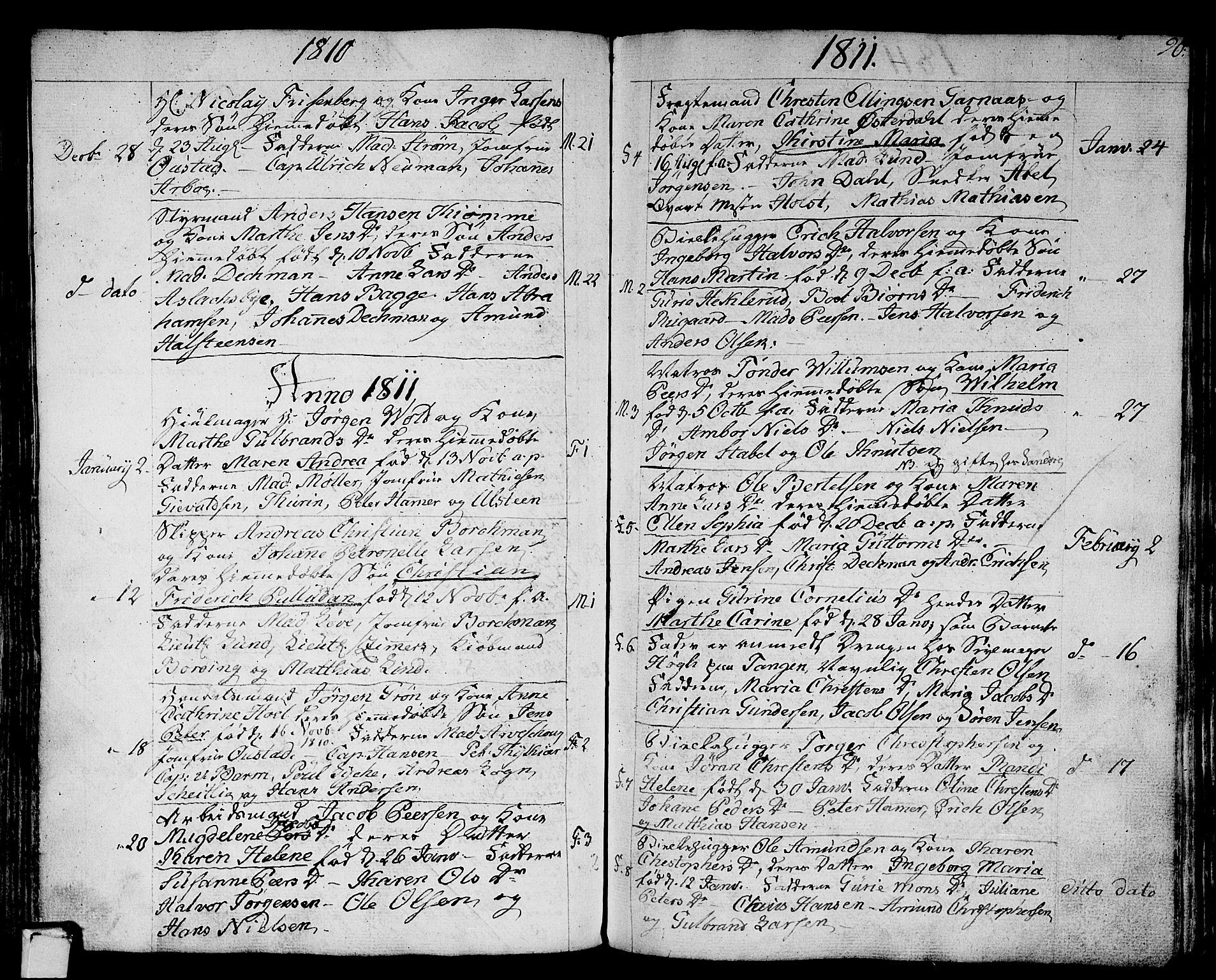 Strømsø kirkebøker, SAKO/A-246/F/Fa/L0010: Parish register (official) no. I 10, 1792-1822, p. 90