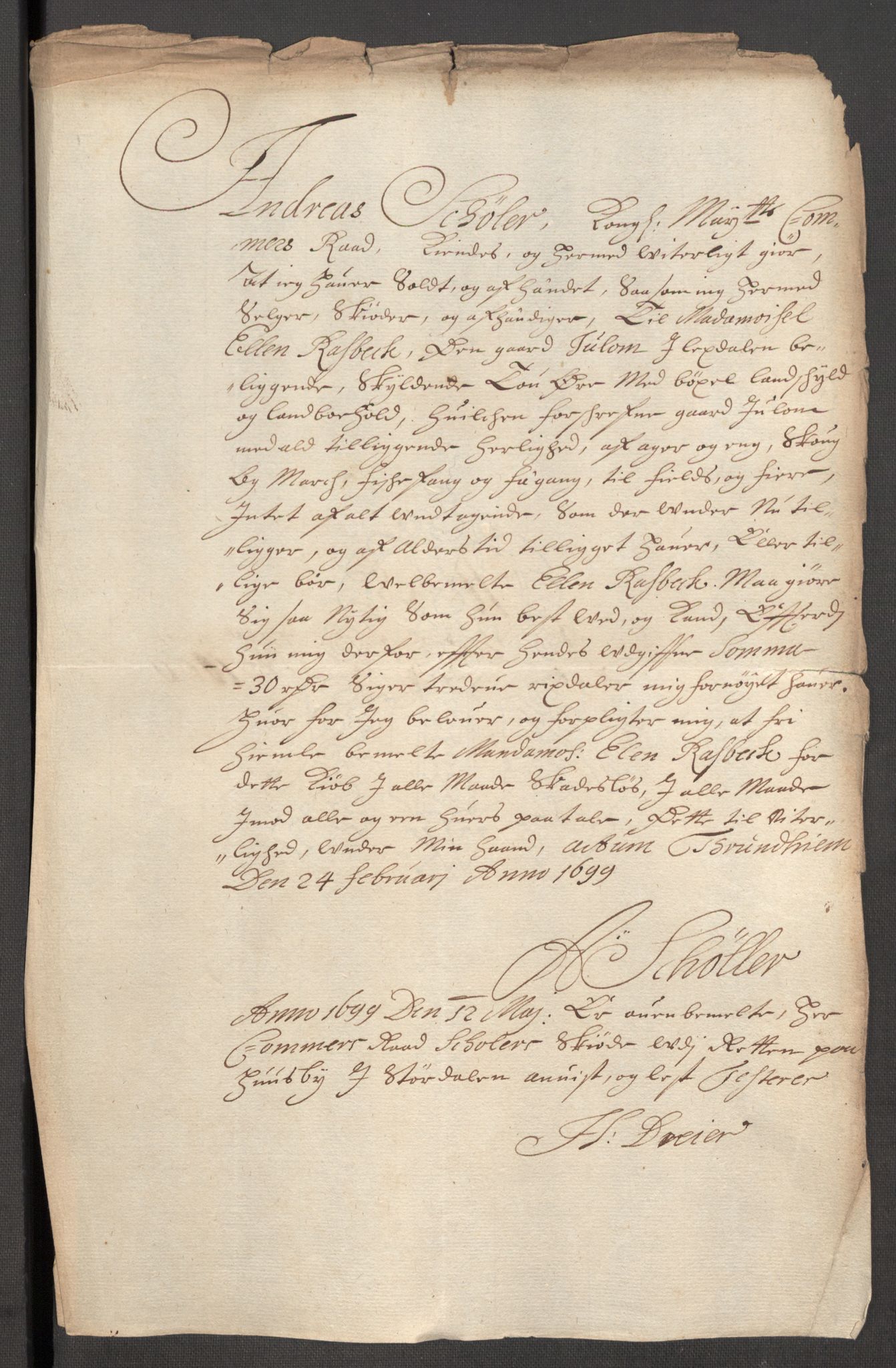 Rentekammeret inntil 1814, Reviderte regnskaper, Fogderegnskap, RA/EA-4092/R62/L4192: Fogderegnskap Stjørdal og Verdal, 1700, p. 332