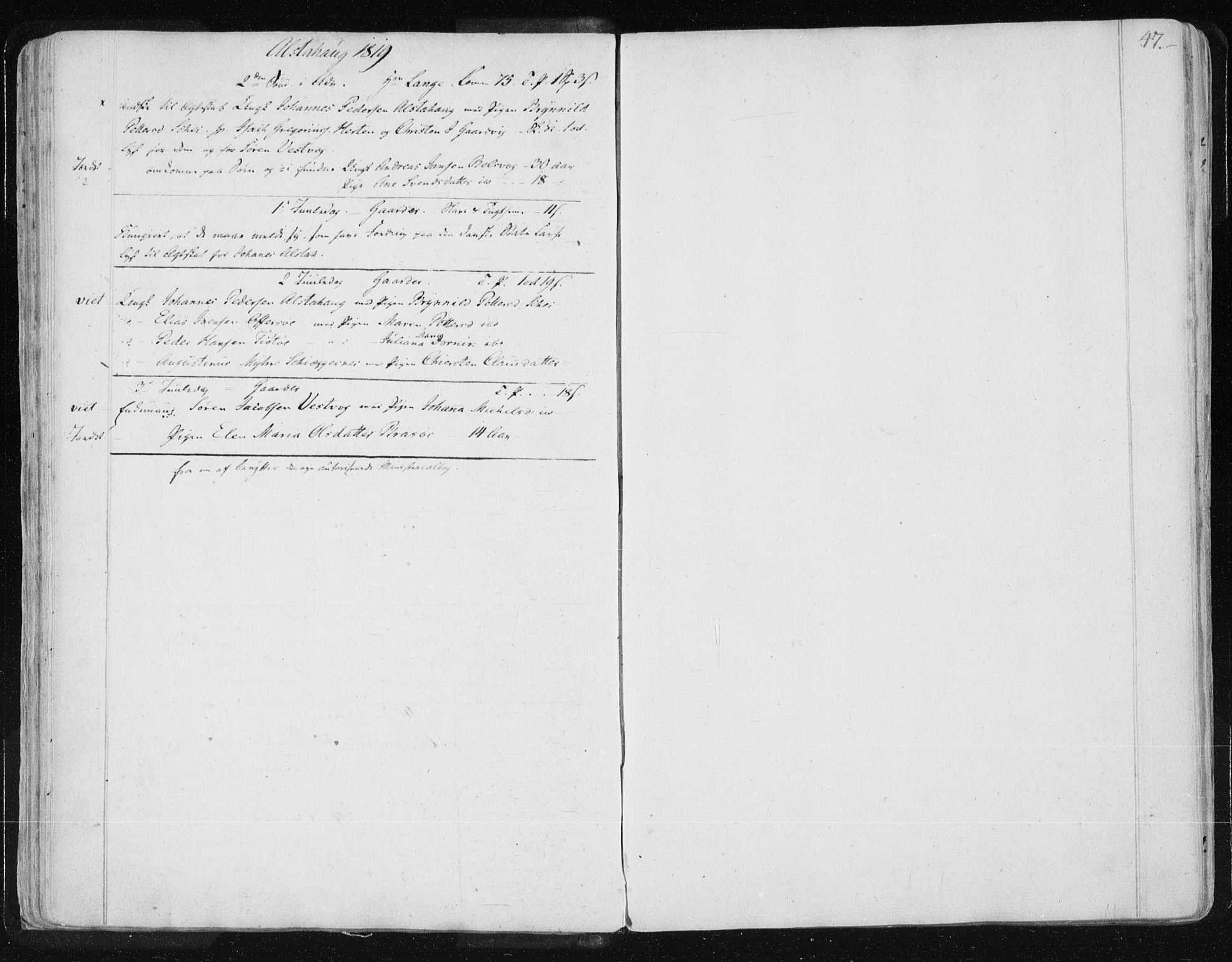 Ministerialprotokoller, klokkerbøker og fødselsregistre - Nordland, SAT/A-1459/830/L0444: Parish register (official) no. 830A08, 1801-1819, p. 47