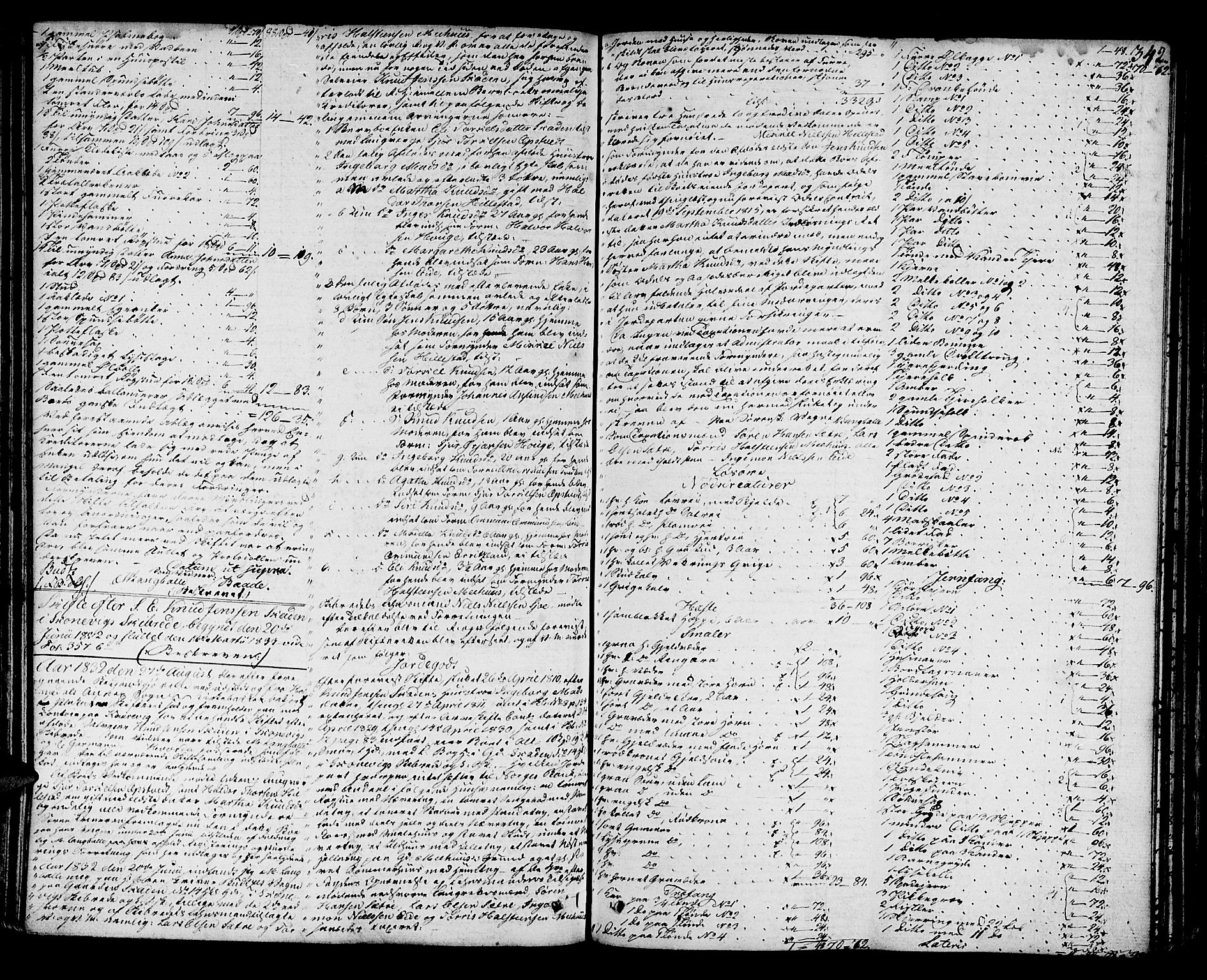 Sunnhordland sorenskrivar, SAB/A-2401/1/H/Ha/Hae/L0002: Skifteprotokollar. Skånevik, Etne, Fjelberg og Kvinnherad. Register i protokoll, 1825-1834, p. 341b-342a