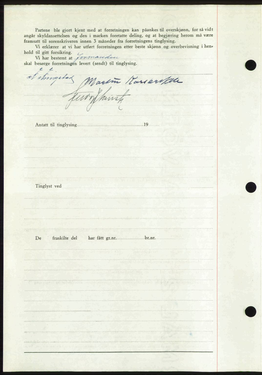 Romsdal sorenskriveri, AV/SAT-A-4149/1/2/2C: Mortgage book no. A29, 1949-1949, Diary no: : 1472/1949