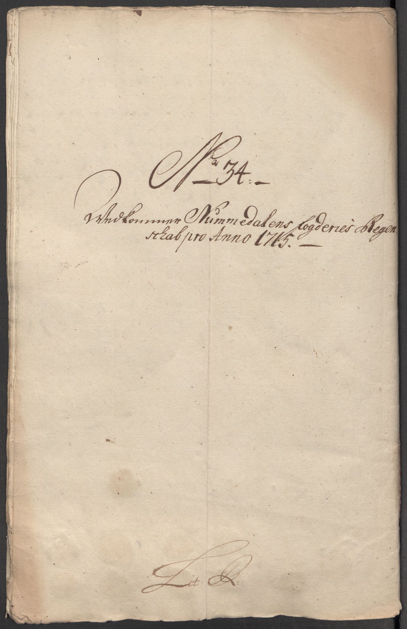 Rentekammeret inntil 1814, Reviderte regnskaper, Fogderegnskap, RA/EA-4092/R64/L4436: Fogderegnskap Namdal, 1715, p. 260