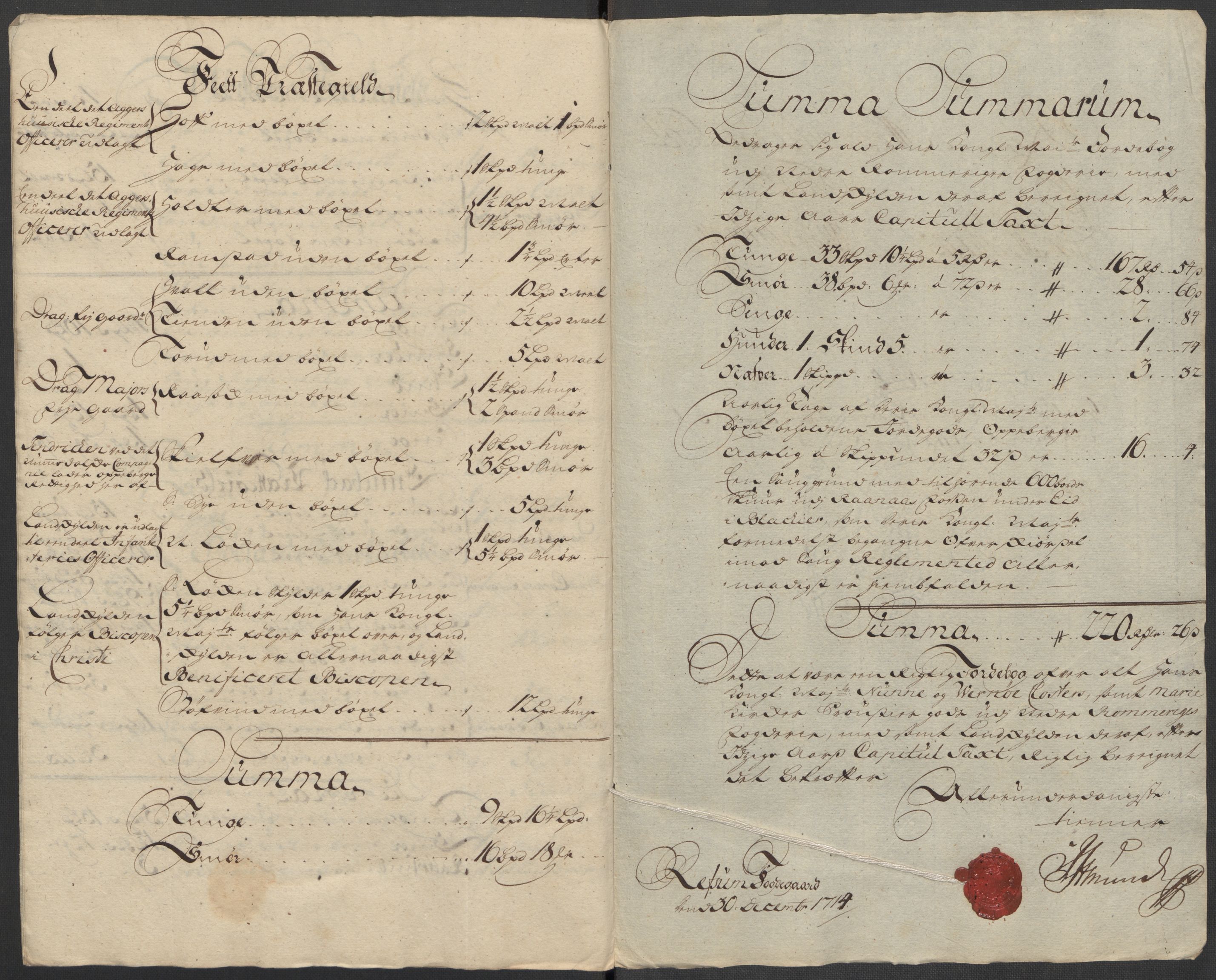 Rentekammeret inntil 1814, Reviderte regnskaper, Fogderegnskap, RA/EA-4092/R11/L0596: Fogderegnskap Nedre Romerike, 1714, p. 124