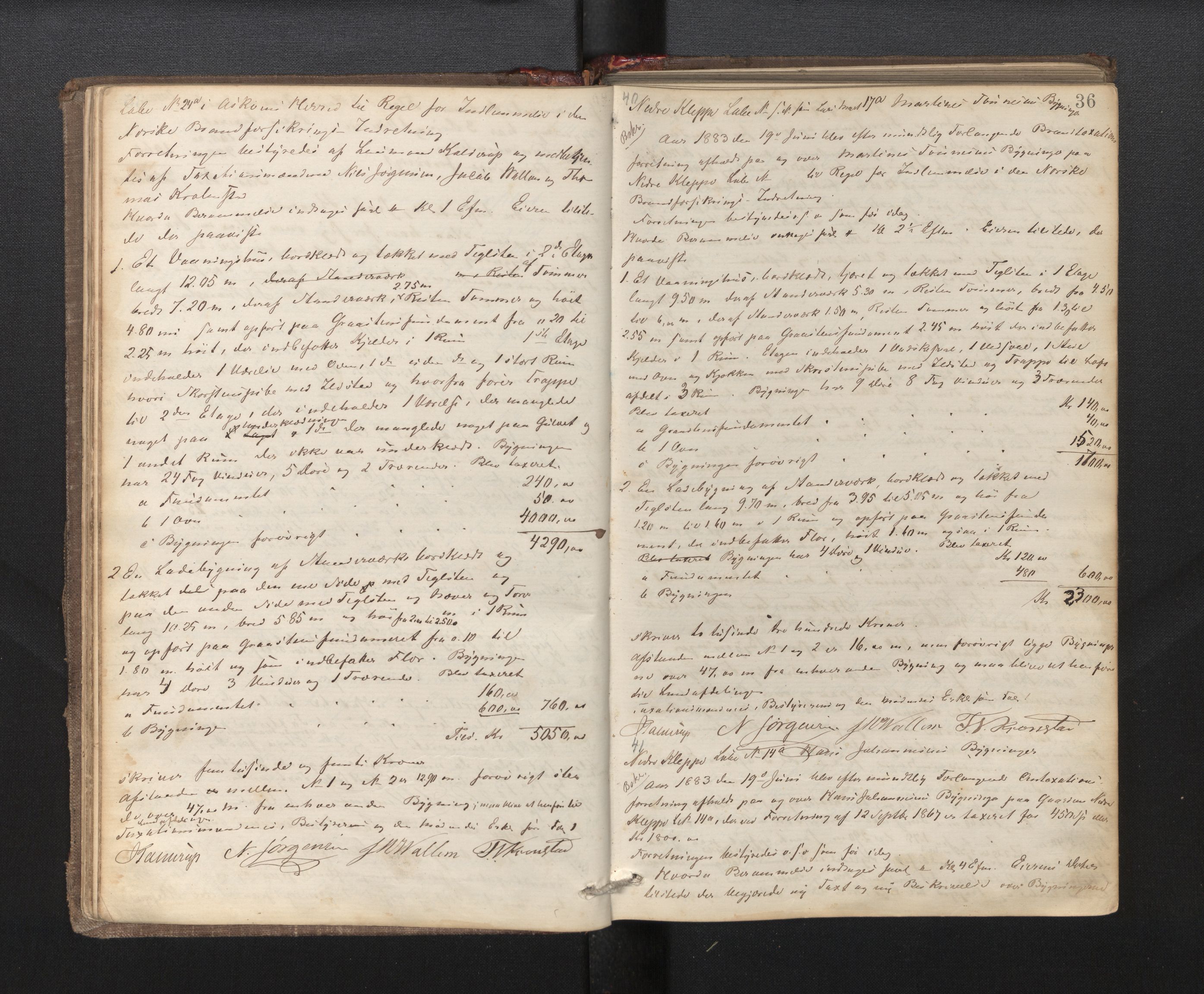 Lensmannen i Årstad, AV/SAB-A-36201/0012/L0007: Branntakstprotokoll, 1882-1889, p. 36