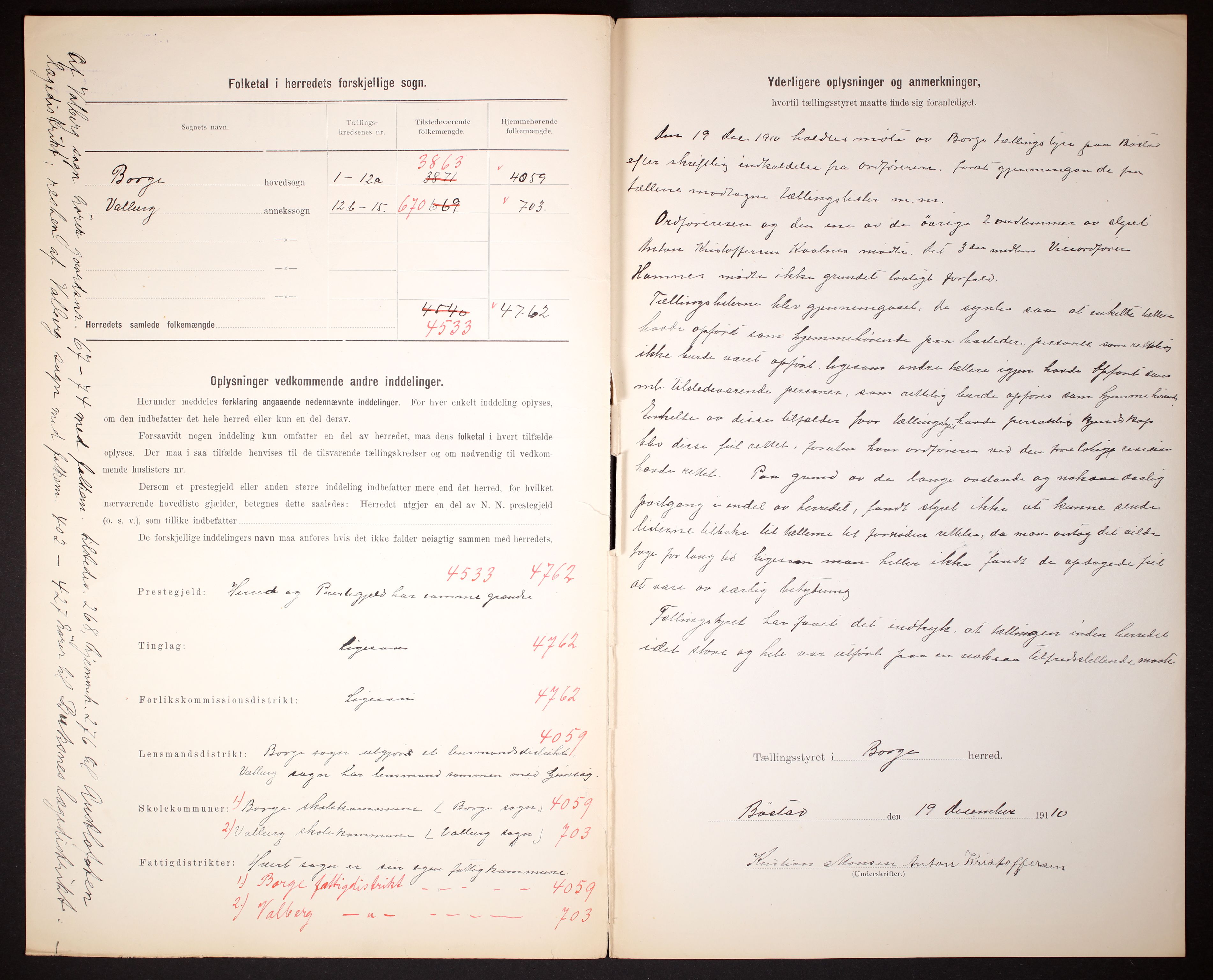 RA, 1910 census for Borge, 1910, p. 3