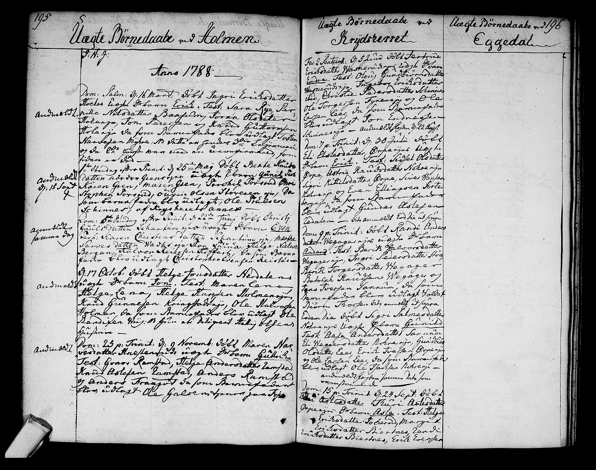 Sigdal kirkebøker, SAKO/A-245/F/Fa/L0002: Parish register (official) no. I 2, 1778-1792, p. 195-196
