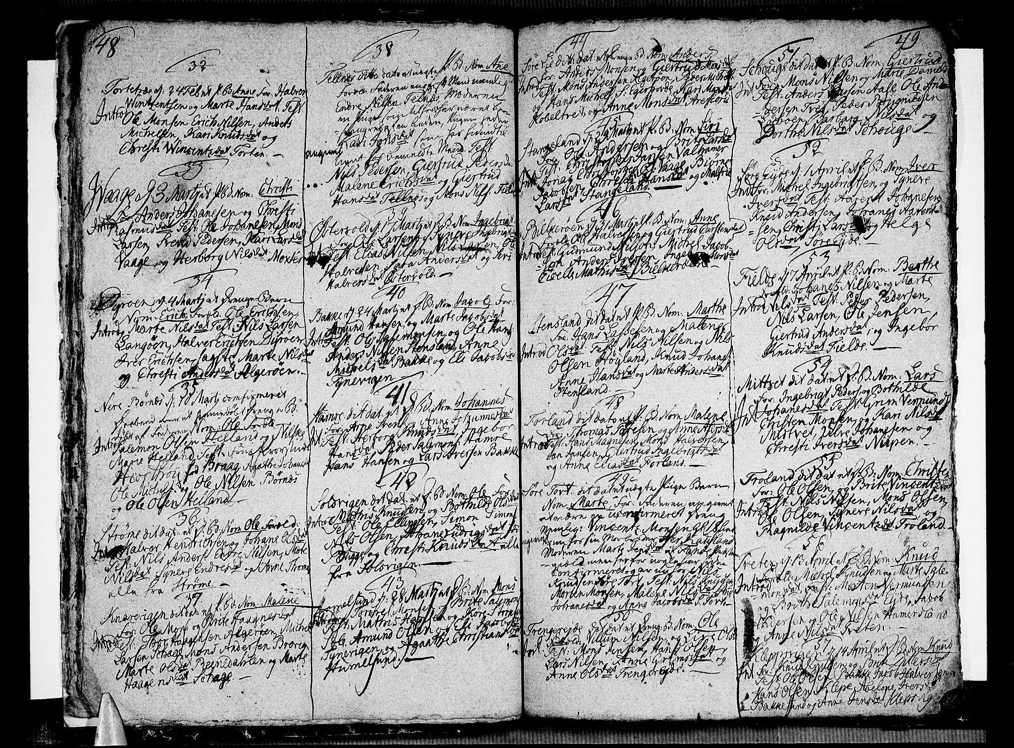 Sund sokneprestembete, SAB/A-99930: Parish register (official) no. A 6, 1787-1798, p. 48-49