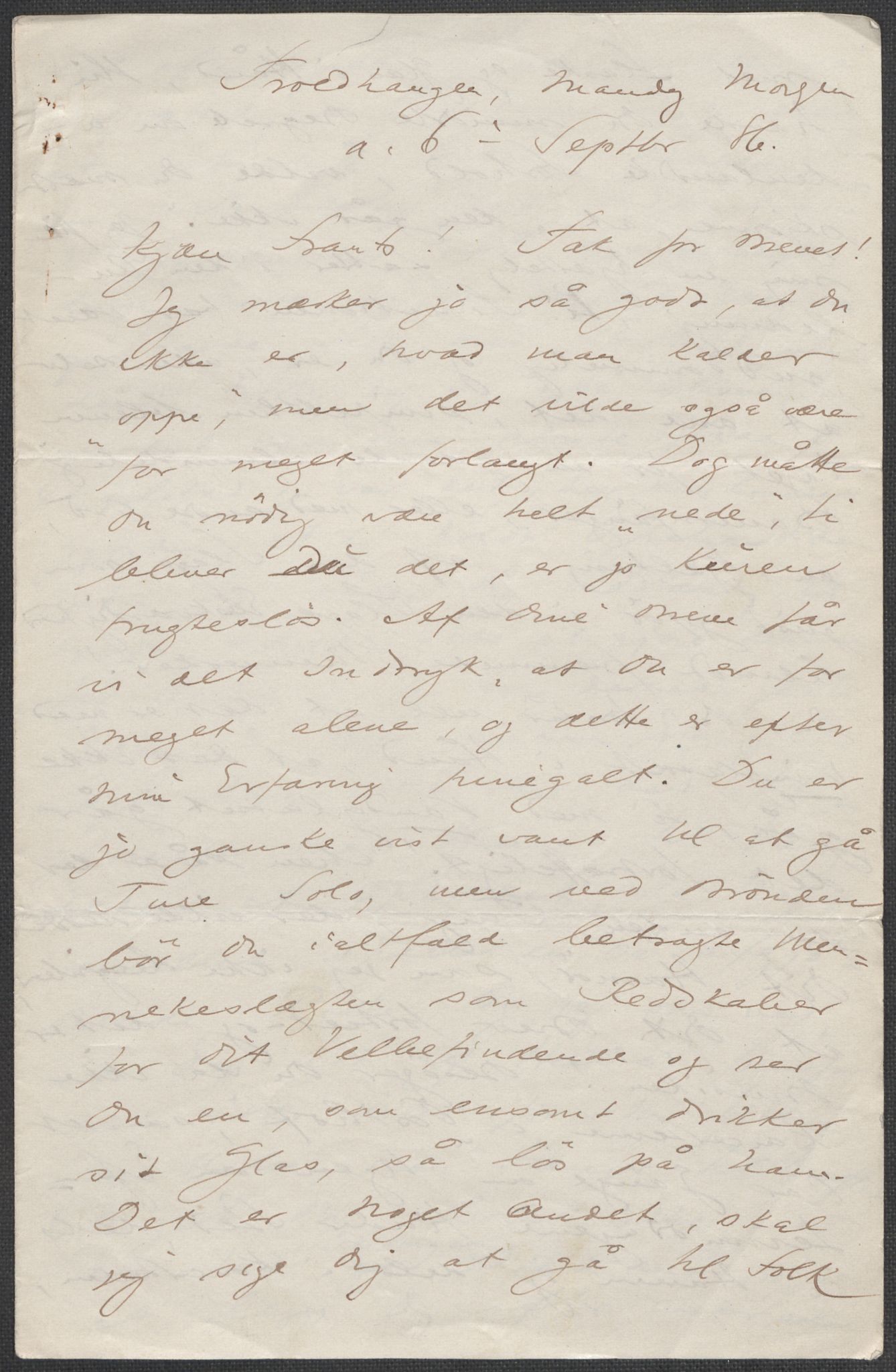 Beyer, Frants, AV/RA-PA-0132/F/L0001: Brev fra Edvard Grieg til Frantz Beyer og "En del optegnelser som kan tjene til kommentar til brevene" av Marie Beyer, 1872-1907, p. 204