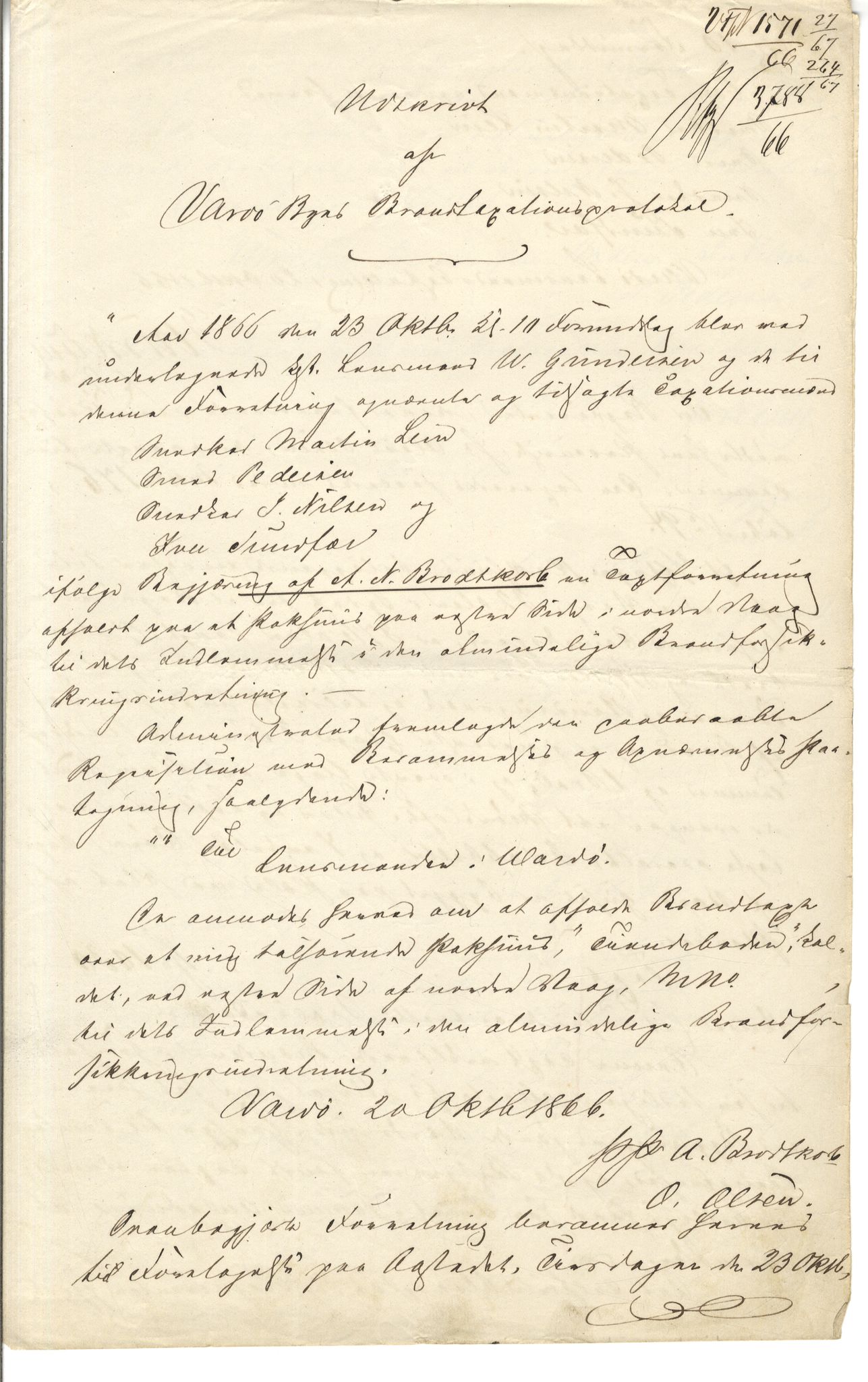 Brodtkorb handel A/S, VAMU/A-0001/Q/Qb/L0001: Skjøter og grunnbrev i Vardø by, 1822-1943, p. 235