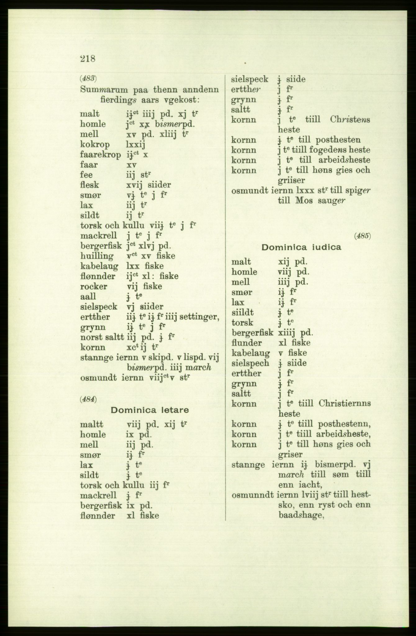 Publikasjoner utgitt av Arkivverket, PUBL/PUBL-001/C/0001: Bind 1: Rekneskap for Akershus len 1557-1558, 1557-1558, p. 218