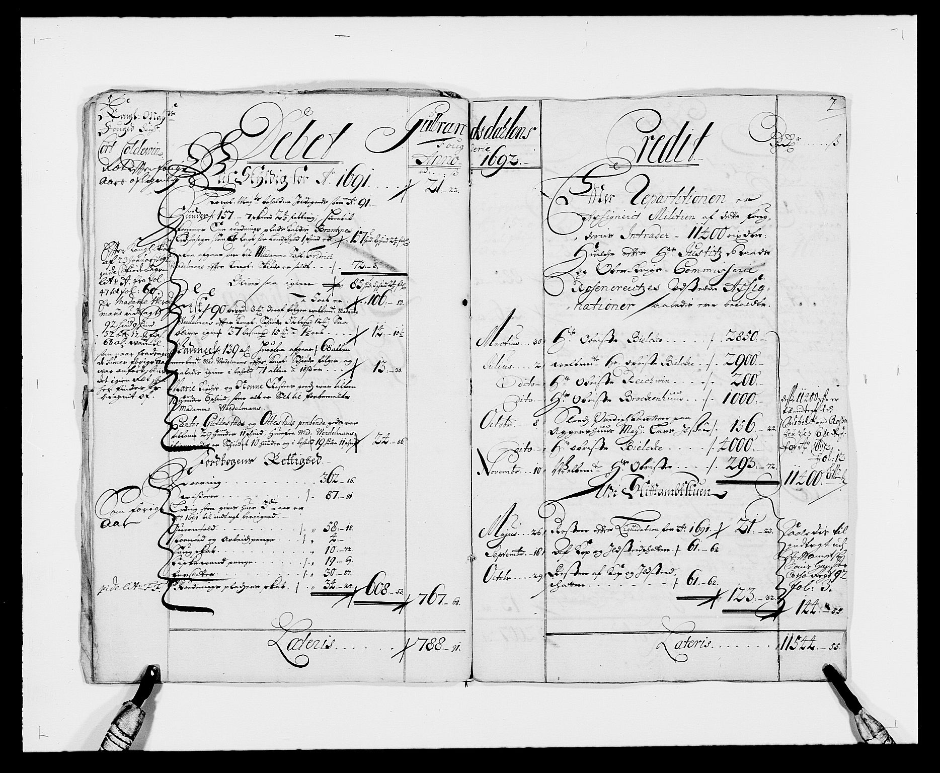 Rentekammeret inntil 1814, Reviderte regnskaper, Fogderegnskap, RA/EA-4092/R17/L1165: Fogderegnskap Gudbrandsdal, 1690-1692, p. 14