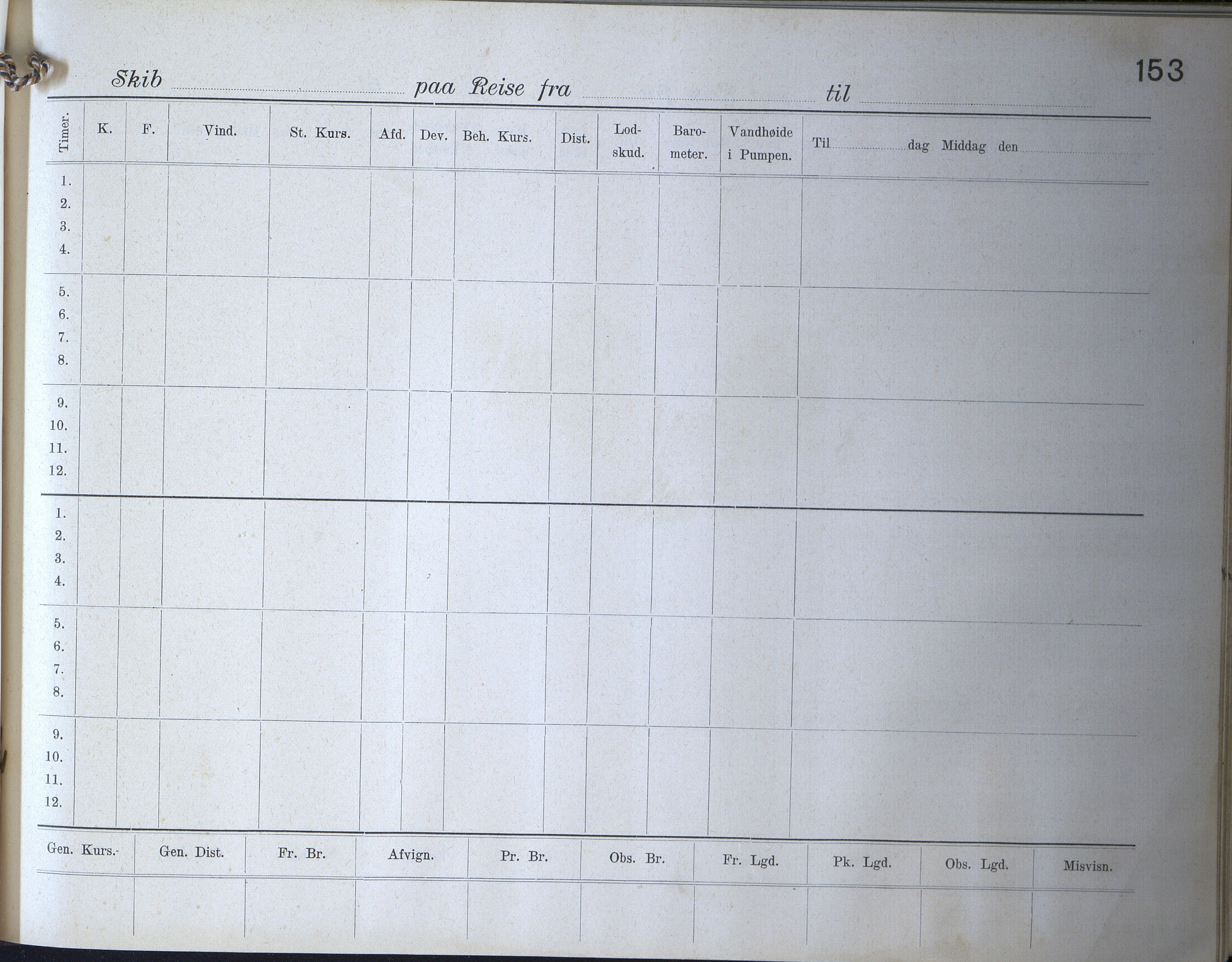 Fartøysarkivet, AAKS/PA-1934/F/L0272: Pehr Ugland (bark), 1891-1929, p. 153