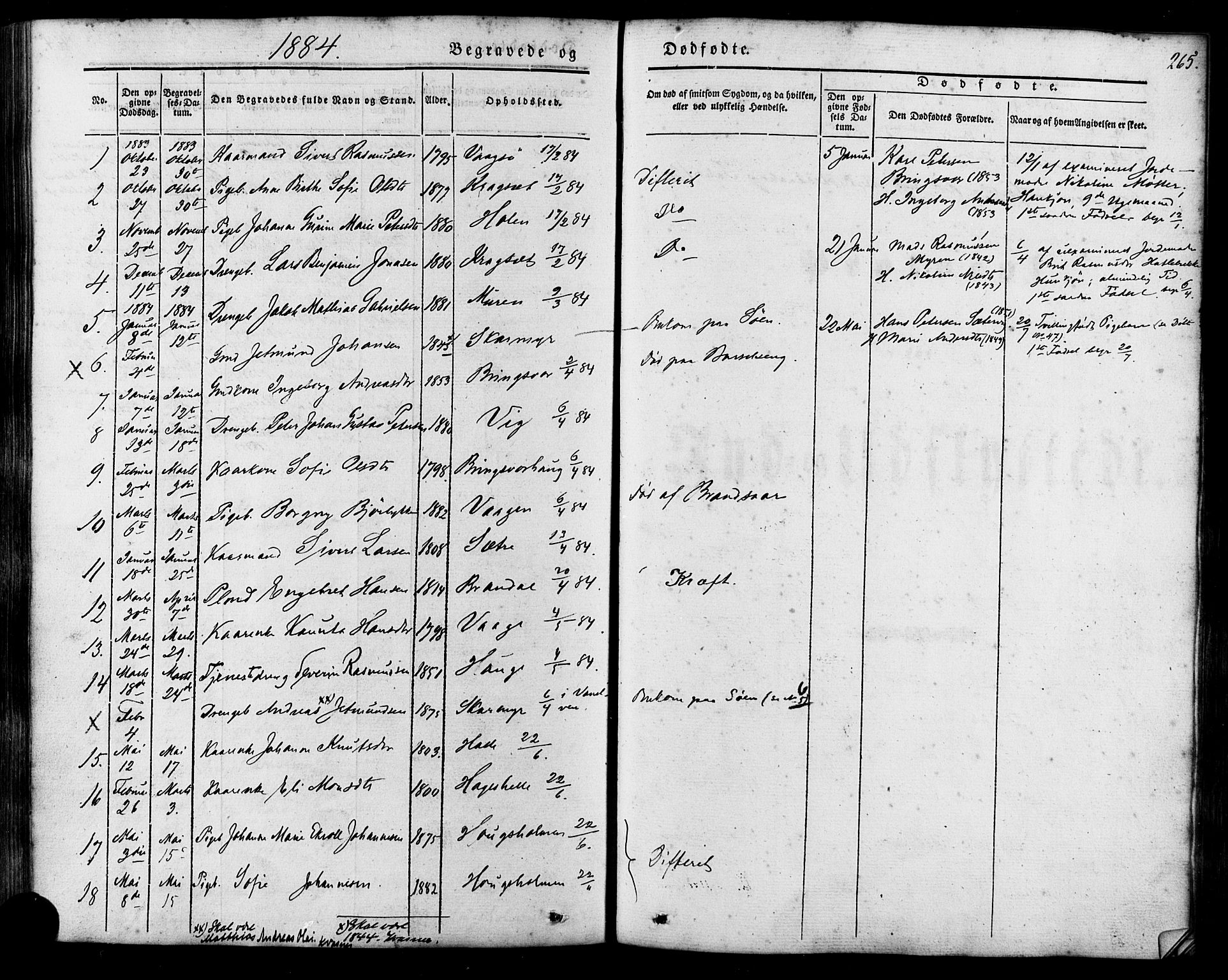 Ministerialprotokoller, klokkerbøker og fødselsregistre - Møre og Romsdal, AV/SAT-A-1454/503/L0034: Parish register (official) no. 503A02, 1841-1884, p. 265