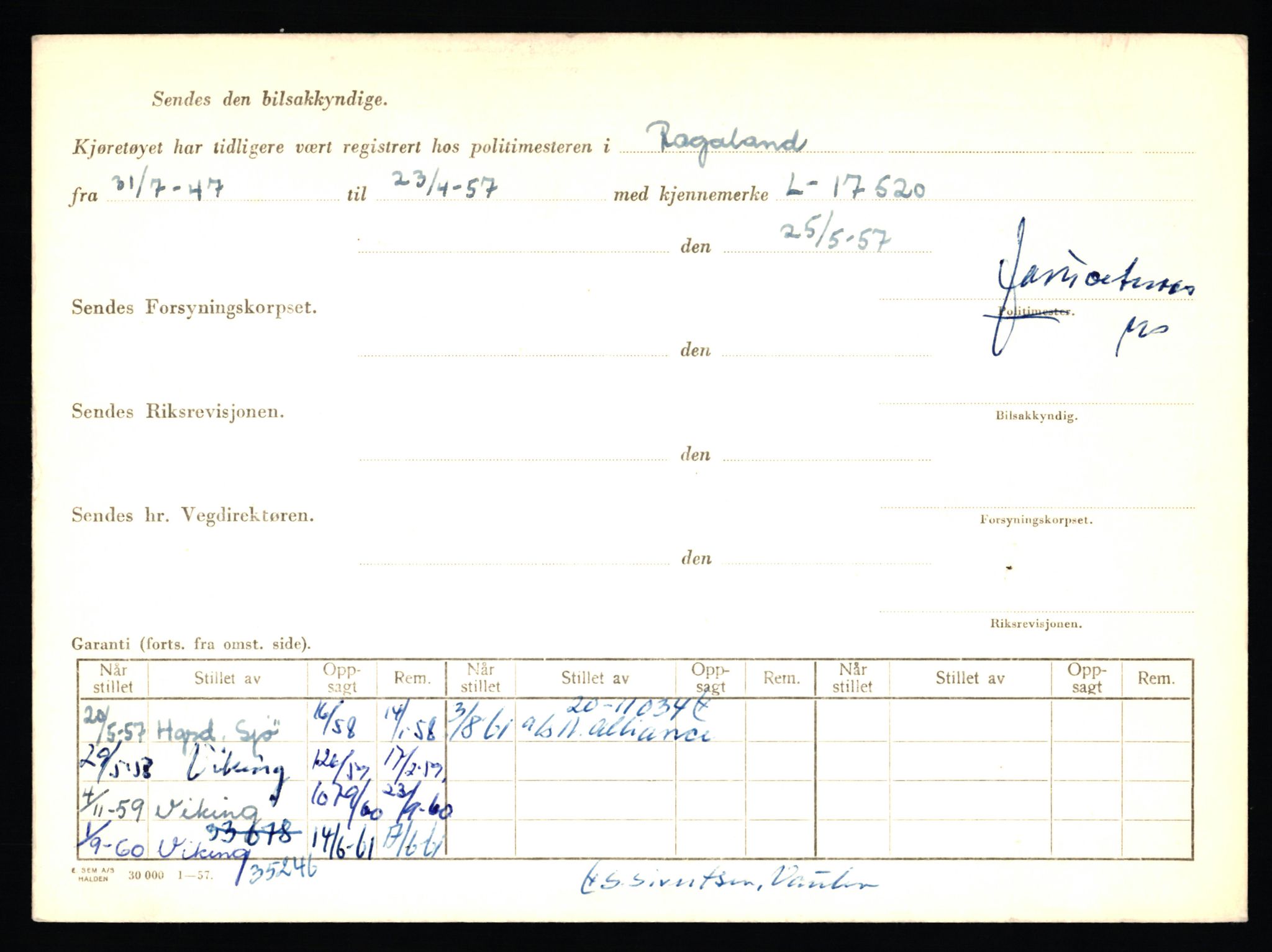 Stavanger trafikkstasjon, AV/SAST-A-101942/0/F/L0006: L-1700 - L-2149, 1930-1971, p. 34