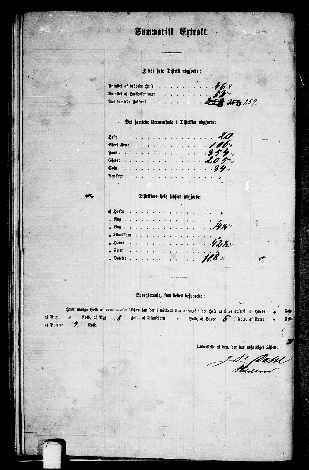 RA, 1865 census for Bjørnør, 1865, p. 123