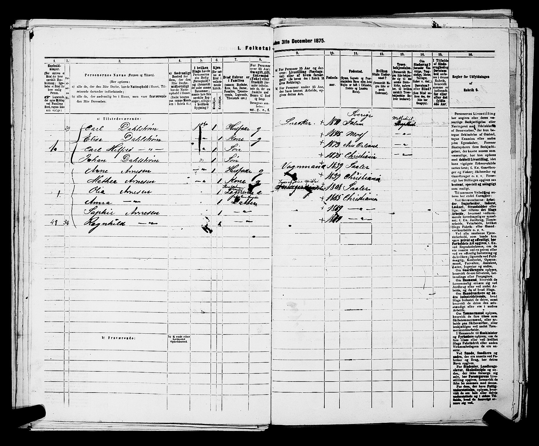 RA, 1875 census for 0301 Kristiania, 1875, p. 5223