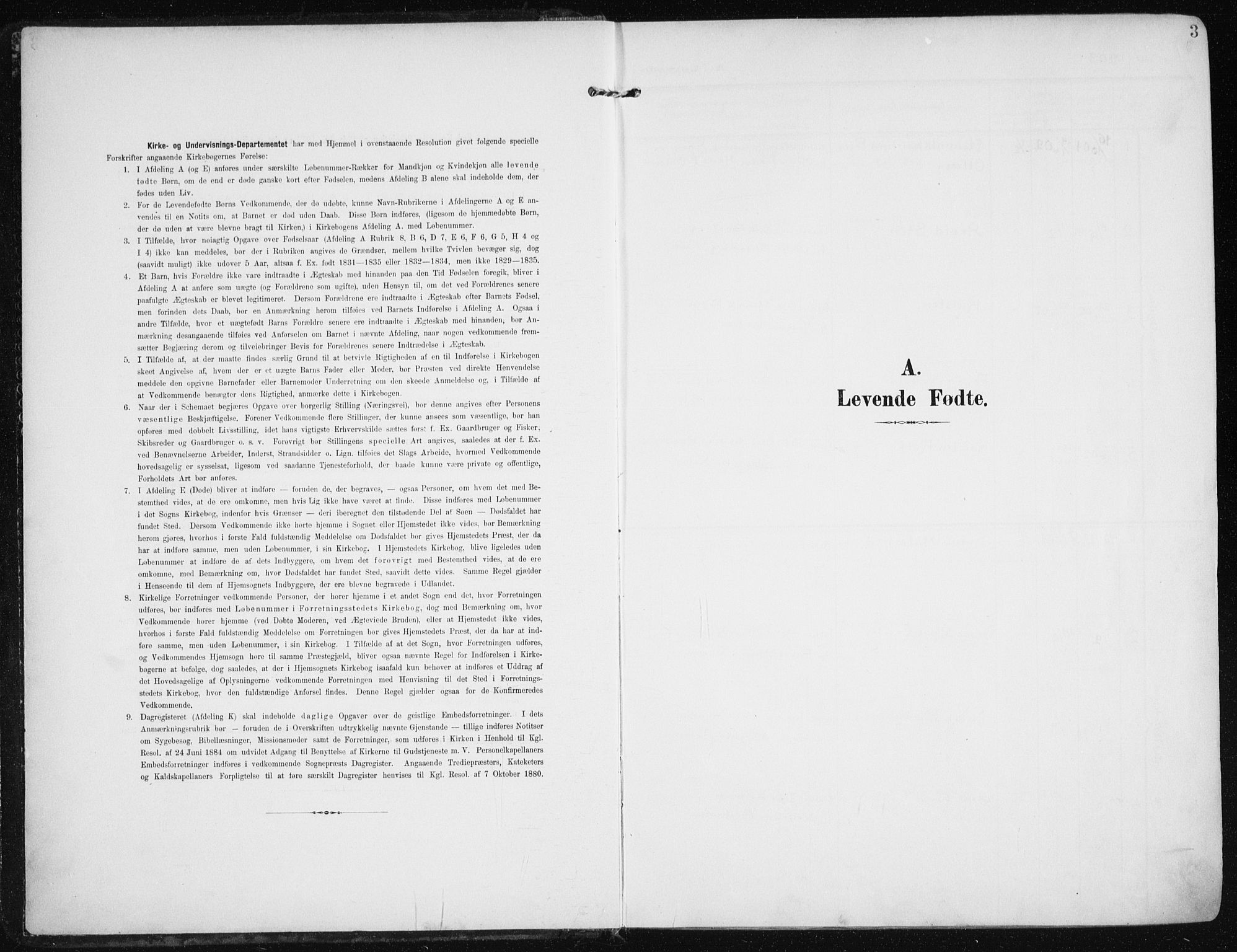 Karlsøy sokneprestembete, SATØ/S-1299/H/Ha/Haa/L0014kirke: Parish register (official) no. 14, 1903-1917, p. 3