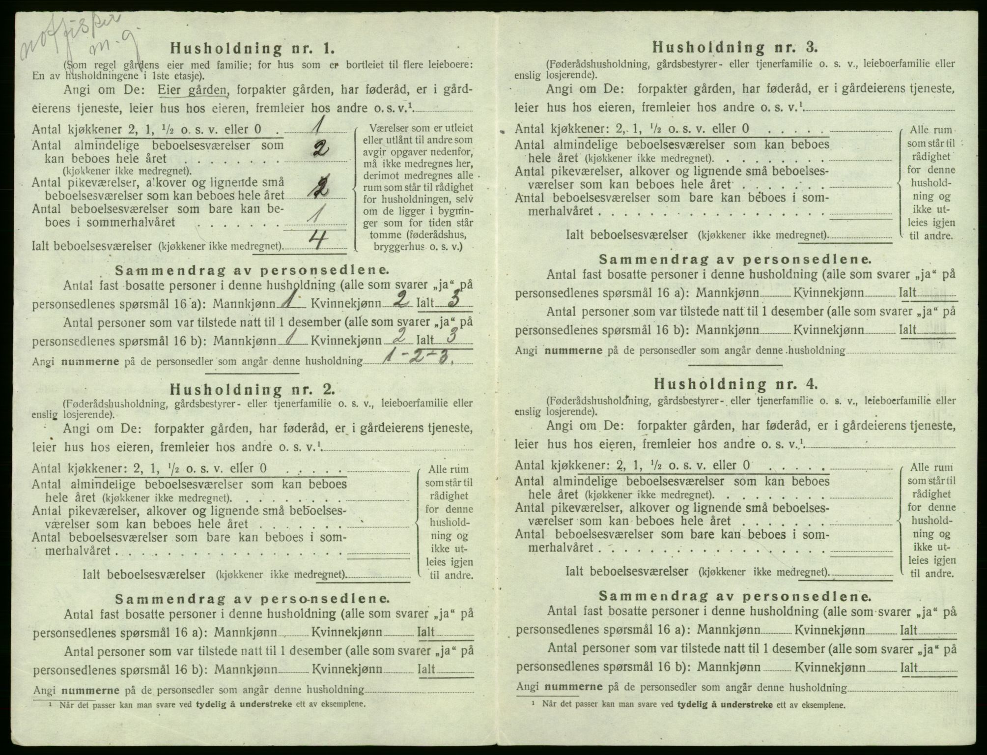 SAB, 1920 census for Austevoll, 1920, p. 46