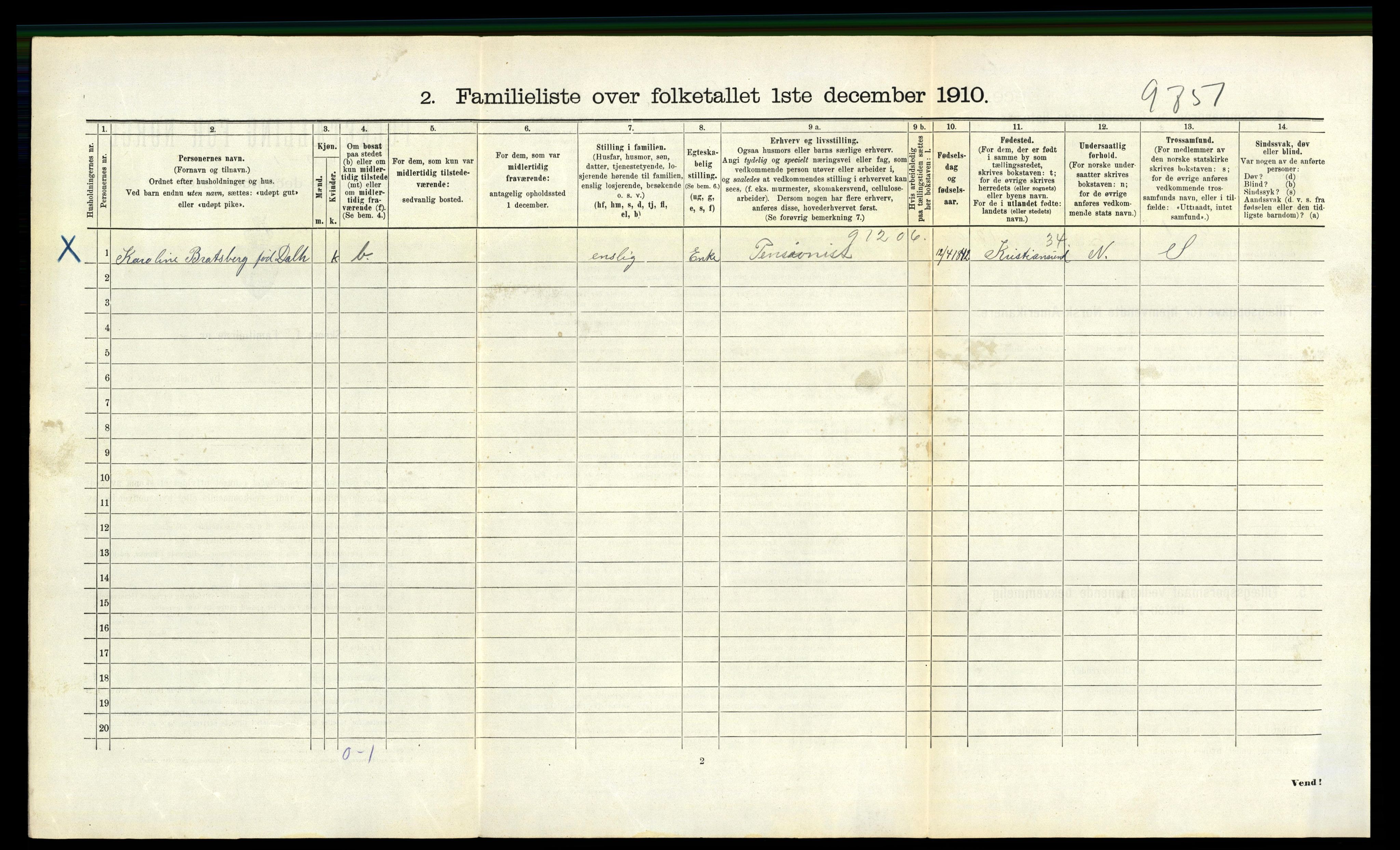 RA, 1910 census for Trondheim, 1910, p. 24528