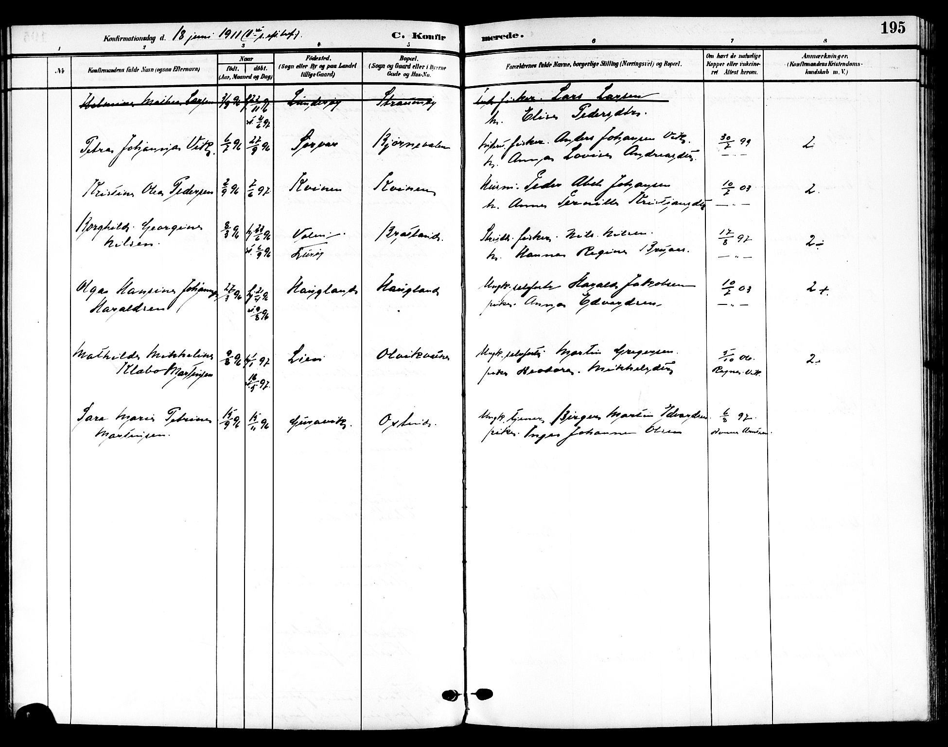 Ministerialprotokoller, klokkerbøker og fødselsregistre - Nordland, SAT/A-1459/839/L0569: Parish register (official) no. 839A06, 1903-1922, p. 195